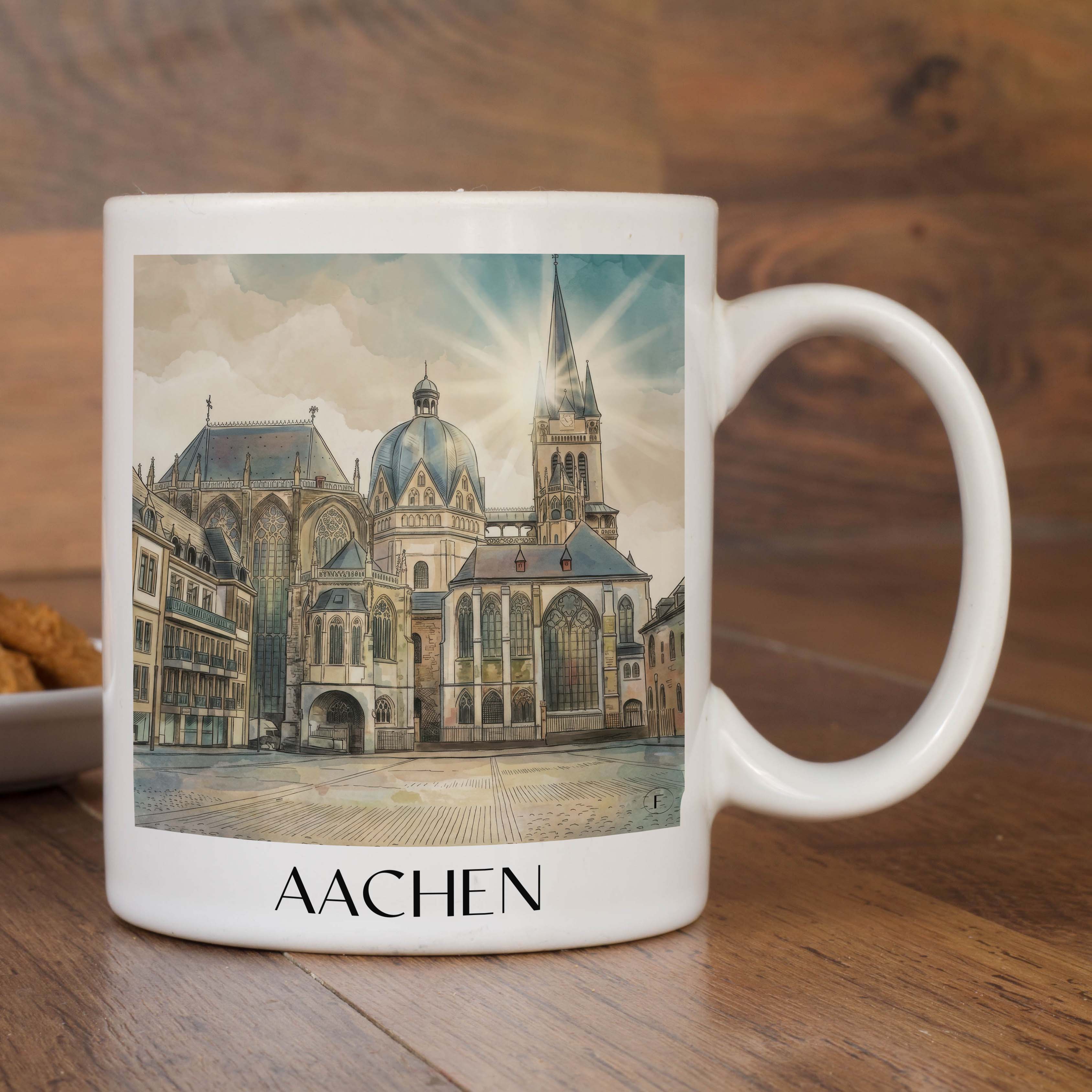 aachen-deutschland-kaffeebecher-aquarell