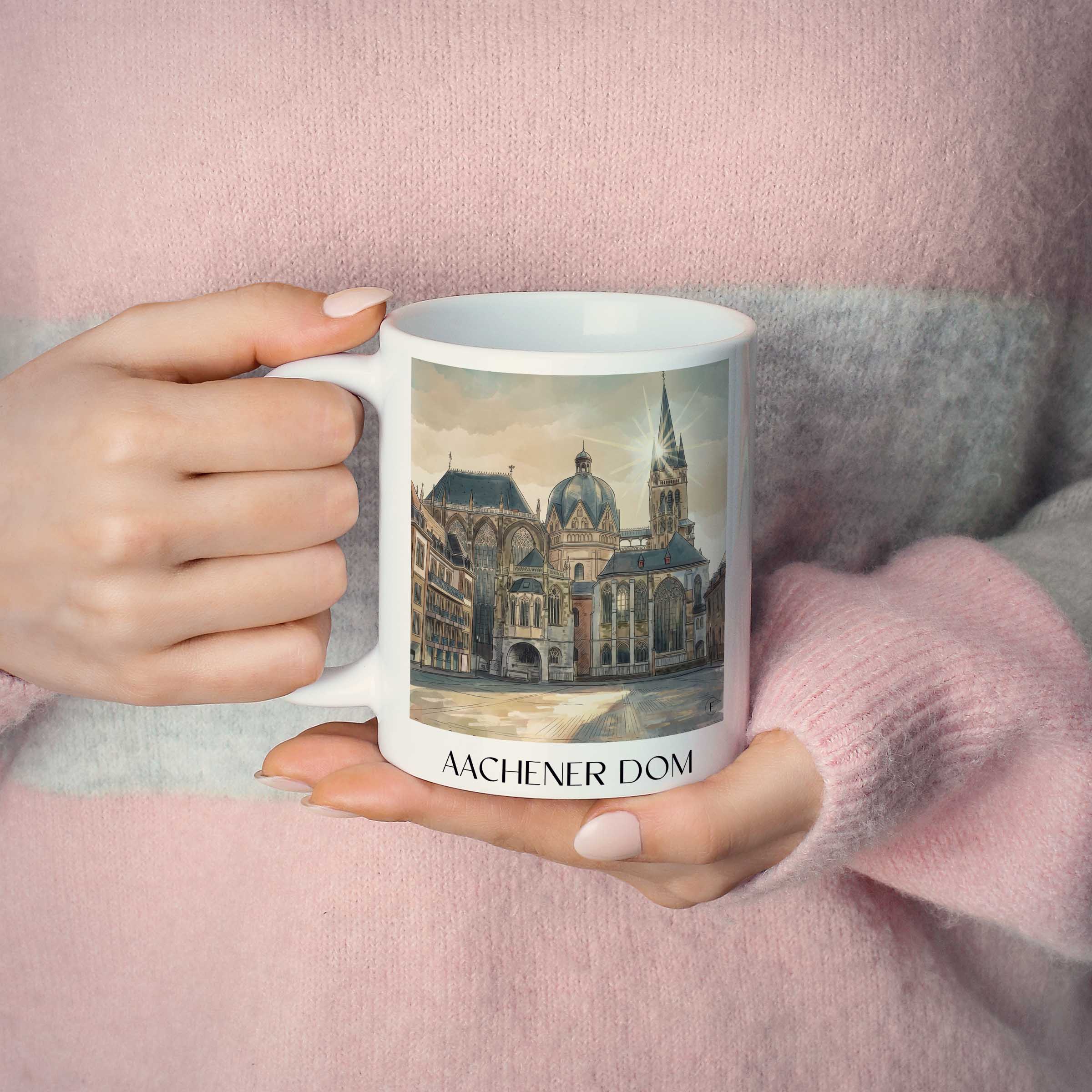 aachener-dom-rheinland-deutschland-kaffeebecher-aquarell