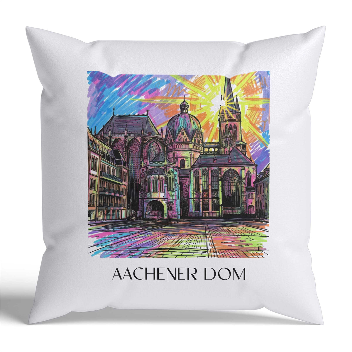 aachener-dom-rheinland-deutschland-kissenbezug-graffiti