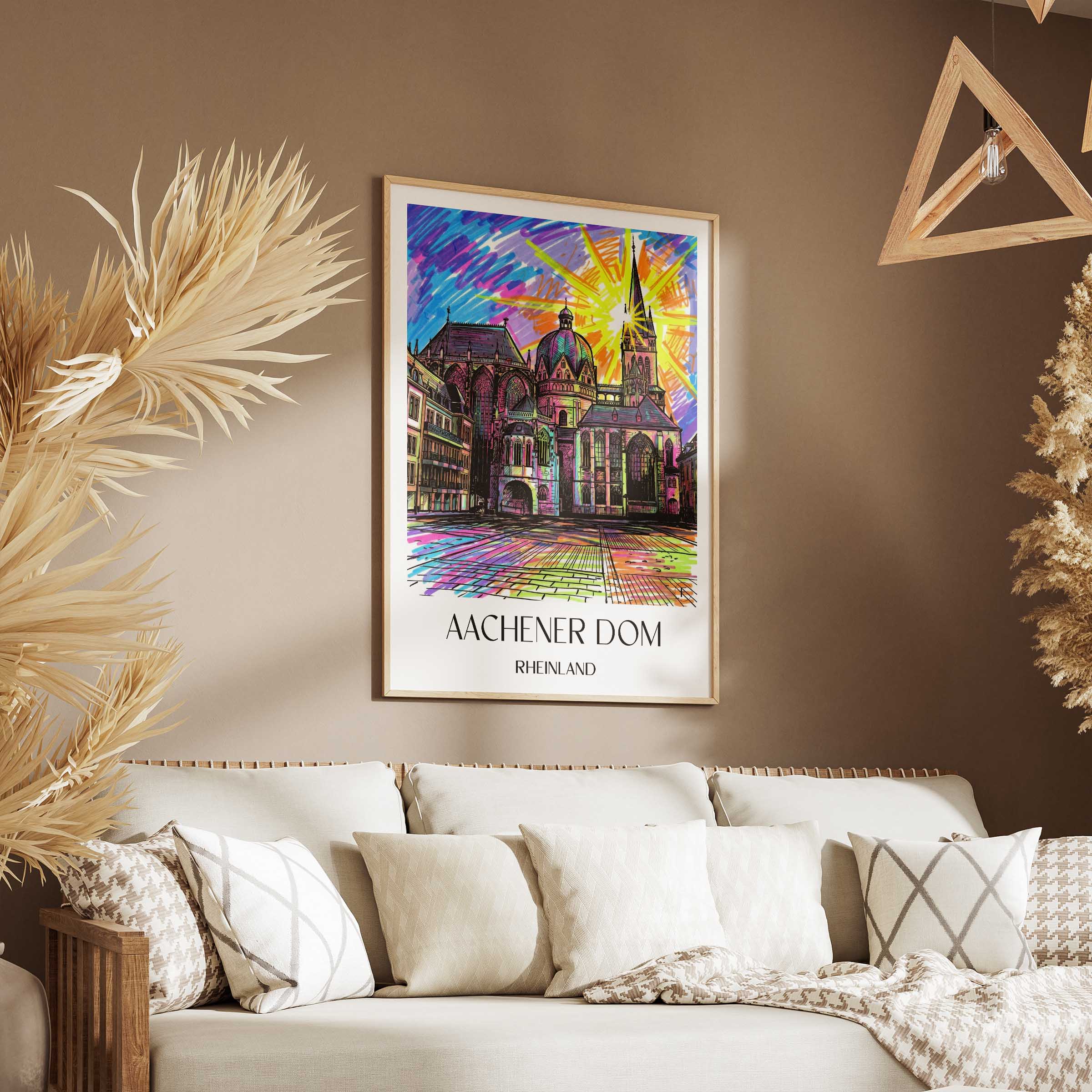 aachener-dom-rheinland-deutschland-poster-graffiti