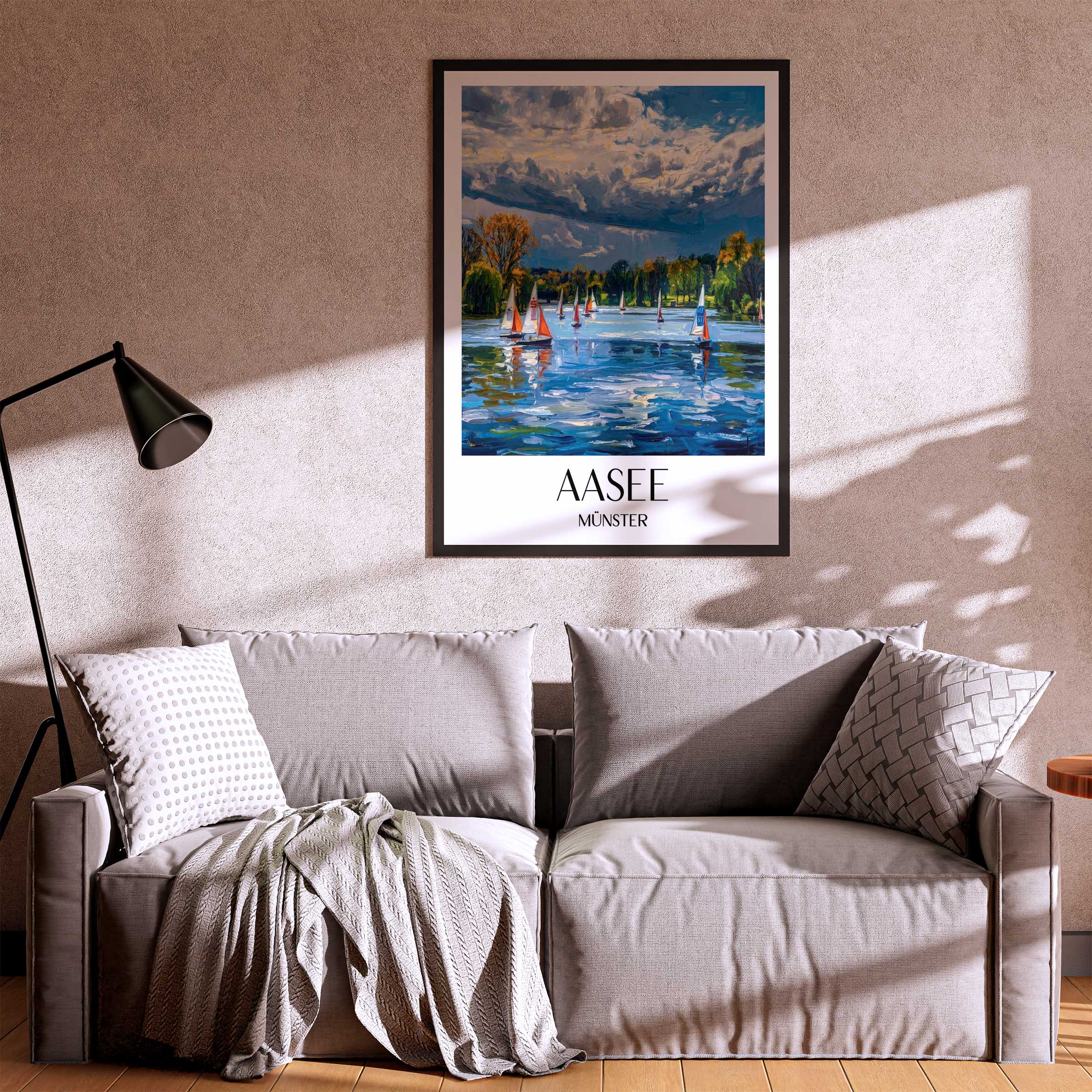 aasee-münster-deutschland-poster-oil-painting-oelgemaelde