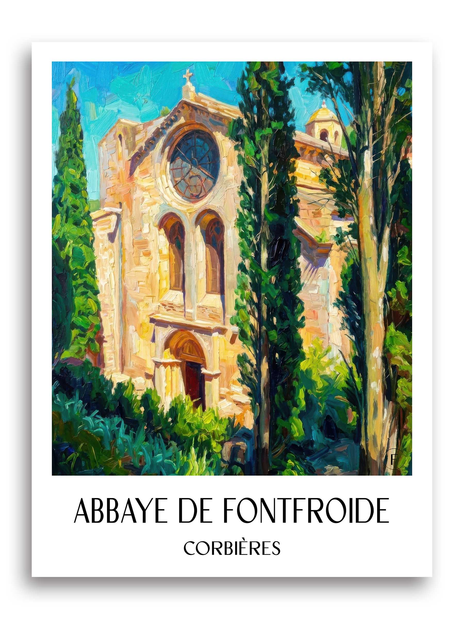 abbaye-de-fontfroide-corbières-frankreich-poster-oil-painting-oelgemaelde
