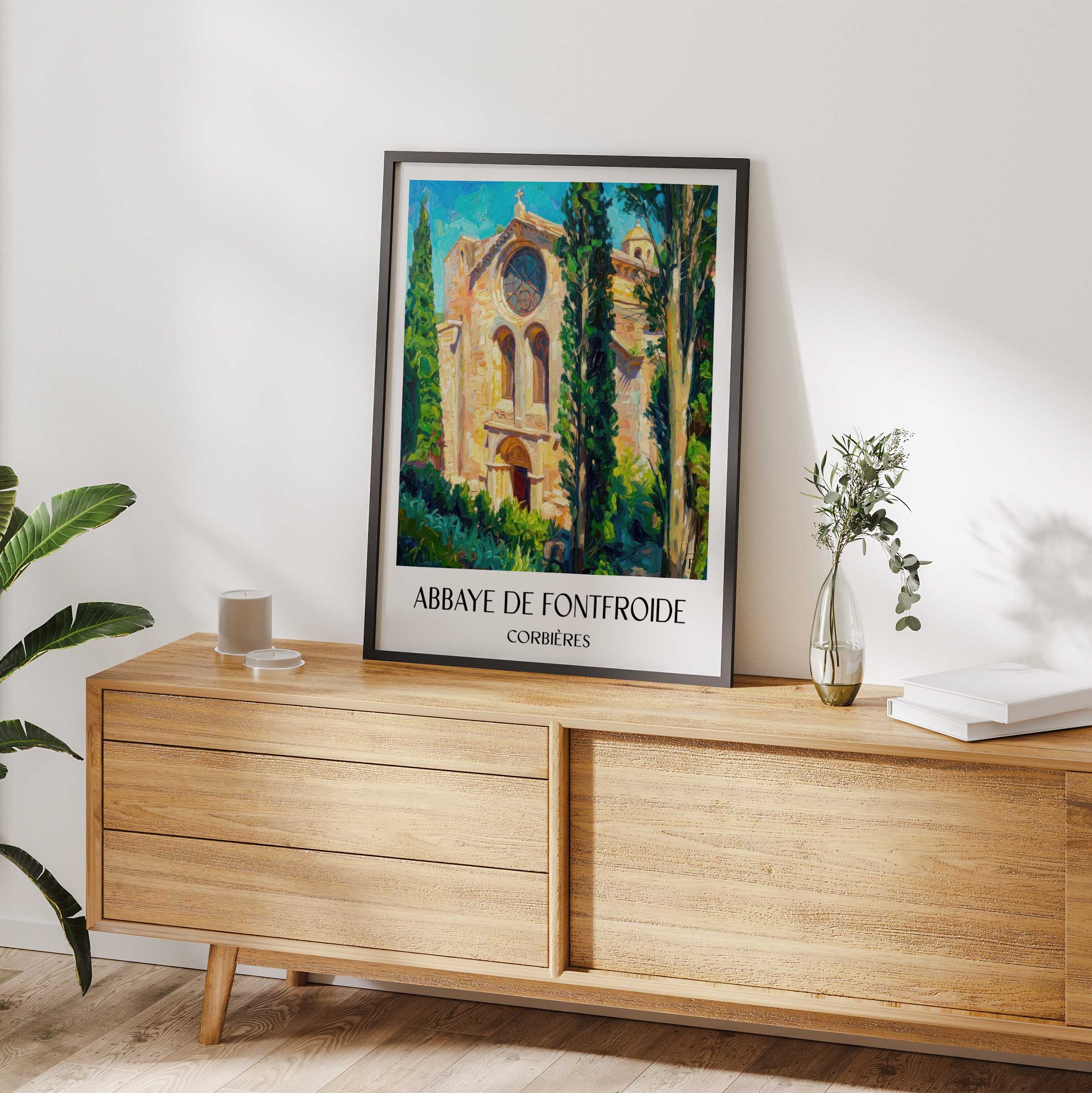 abbaye-de-fontfroide-corbières-frankreich-poster-oil-painting-oelgemaelde