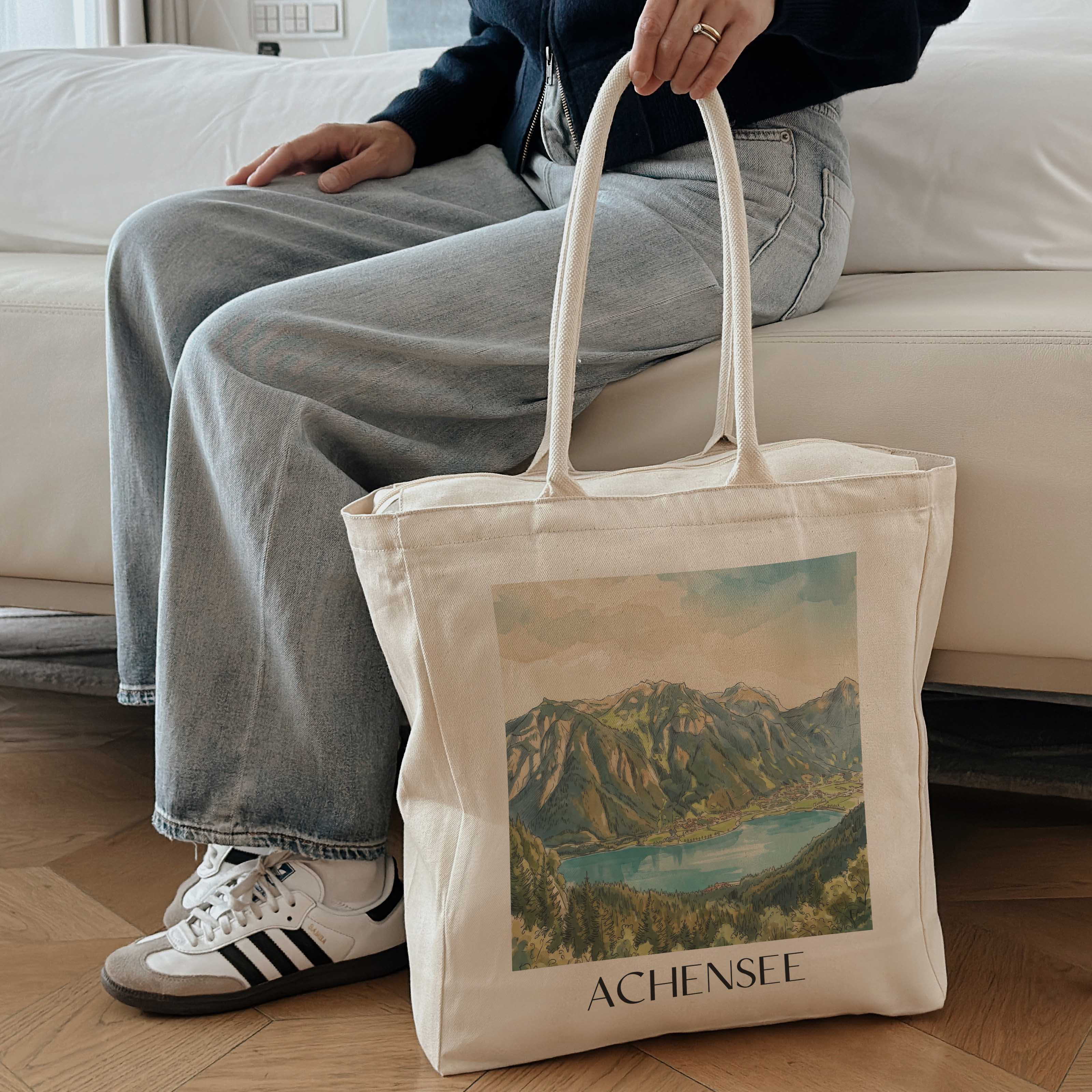 achensee--tirol-österreich-einkaufstasche-aquarell