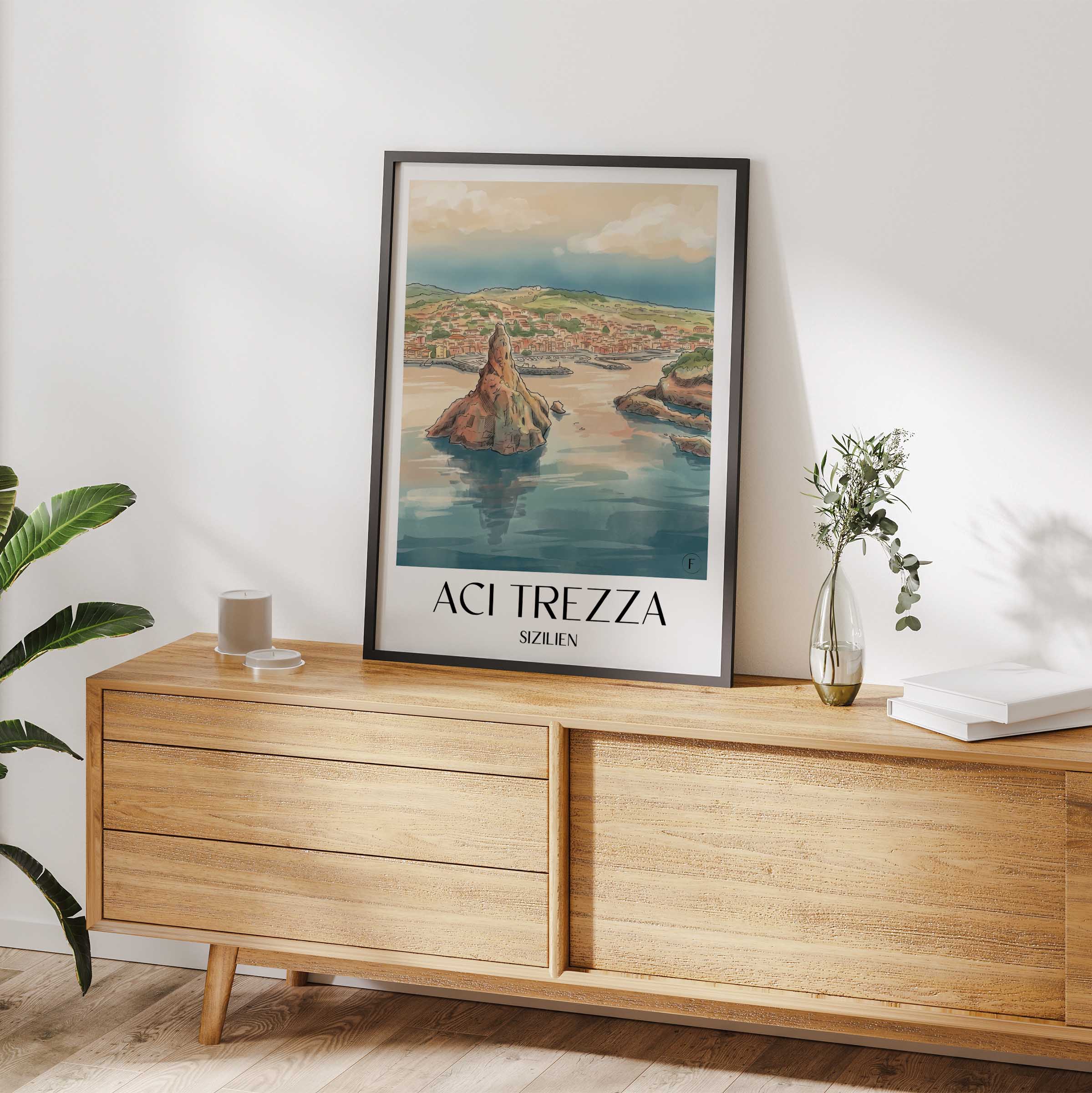 aci-trezza-sizilien-italien-poster-aquarell