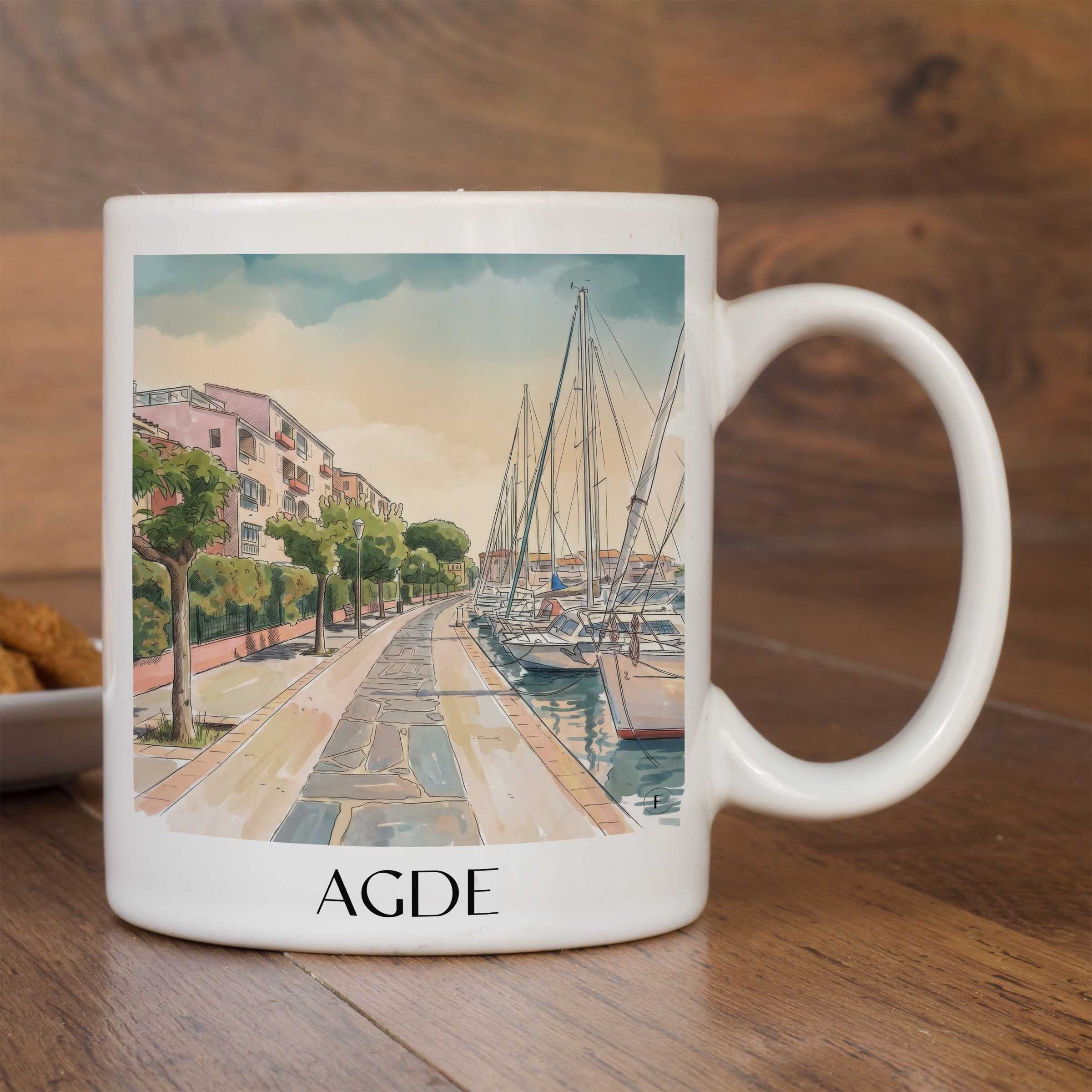agde-okzitanien-frankreich-kaffeebecher-aquarell