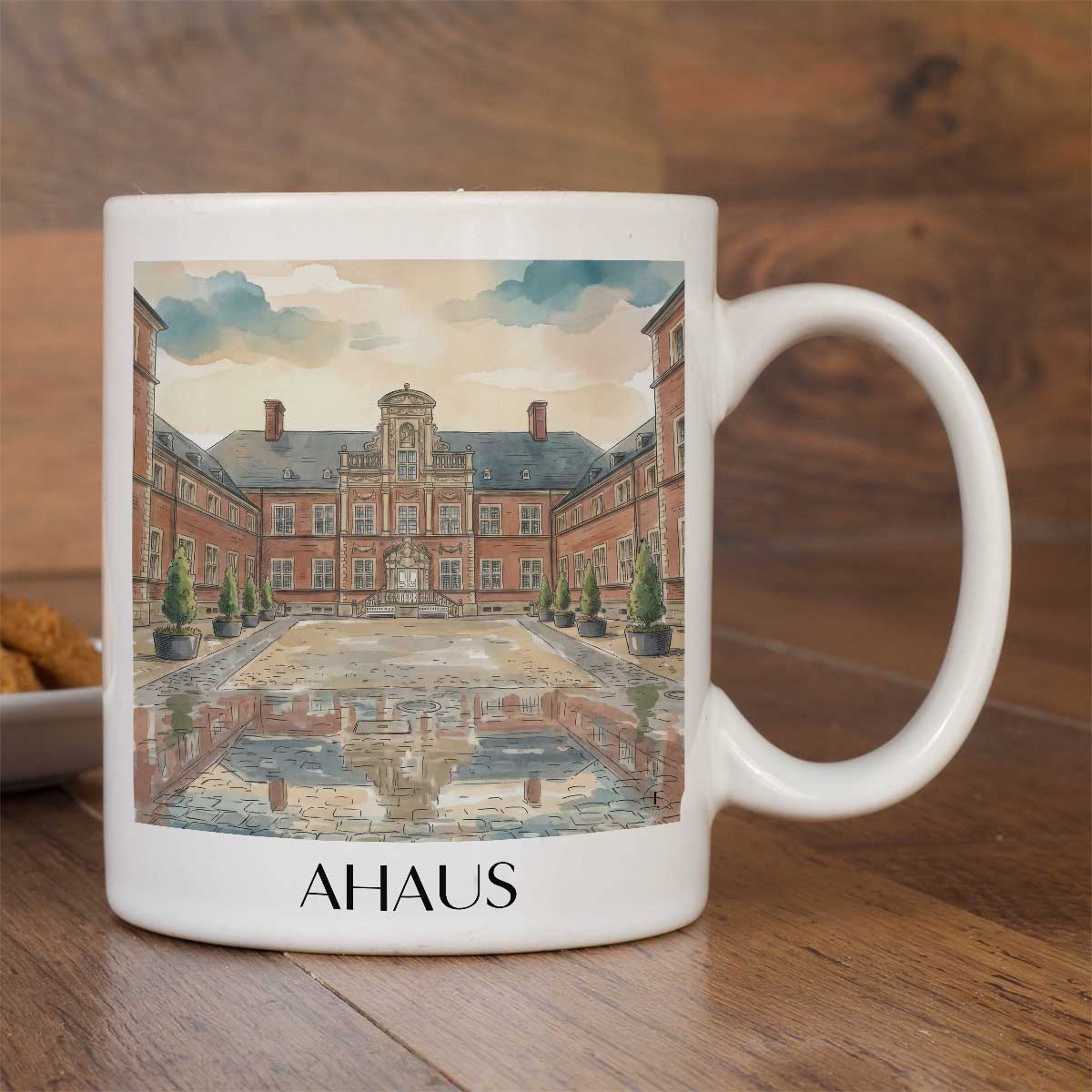 ahaus-münsterland-deutschland-kaffeebecher-aquarell