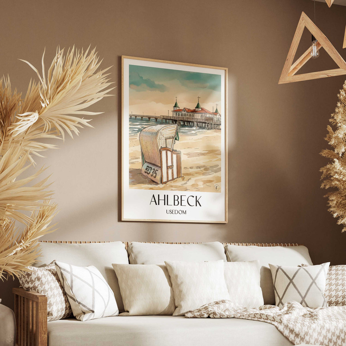 ahlbeck-usedom-deutschland-poster-aquarell