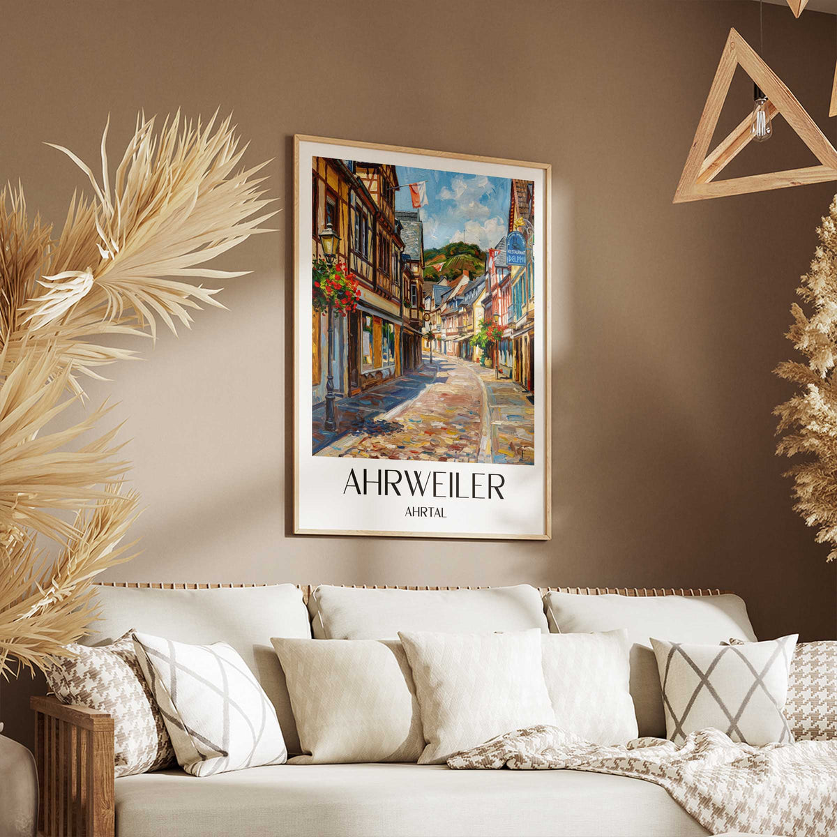 ahrweiler-ahrtal-deutschland-poster-oil-painting-oelgemaelde