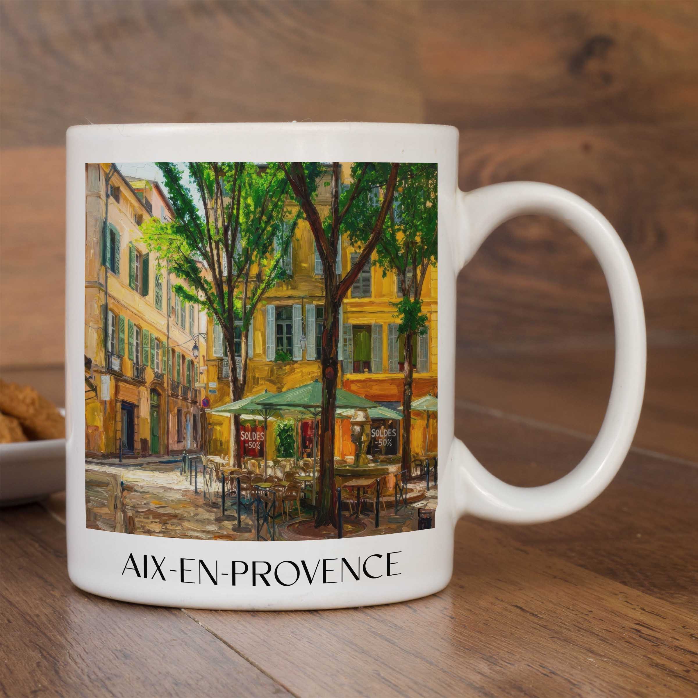 aix-en-provence-provence-frankreich-kaffeebecher-oil-painting-oelgemaelde
