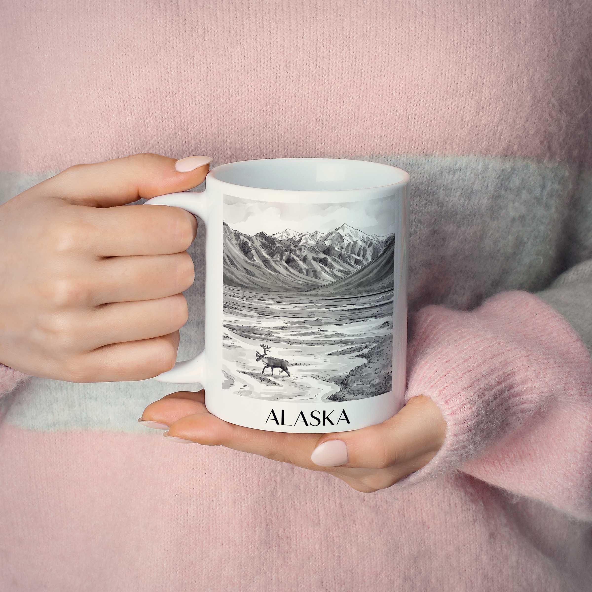 alaska-vereinigte-staaten-von-amerika-kaffeebecher-aquarell-schwarz-weiss