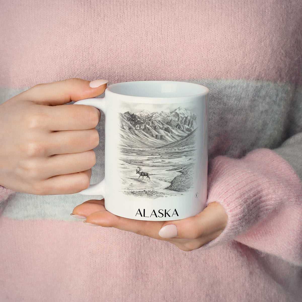 alaska-vereinigte-staaten-von-amerika-kaffeebecher-bleistift-zeichnung-drawing
