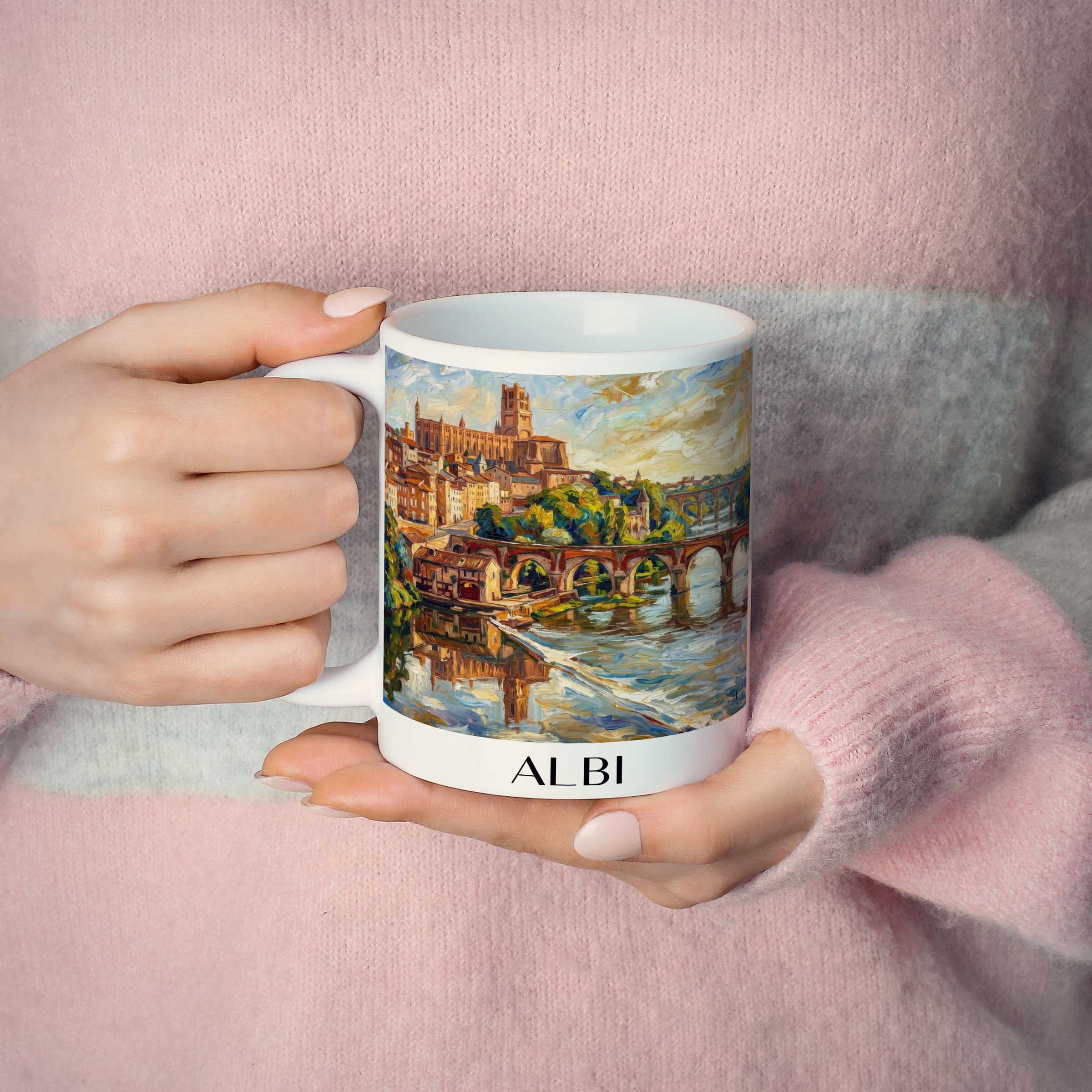 albi-okzitanien-frankreich-kaffeebecher-oil-painting-oelgemaelde