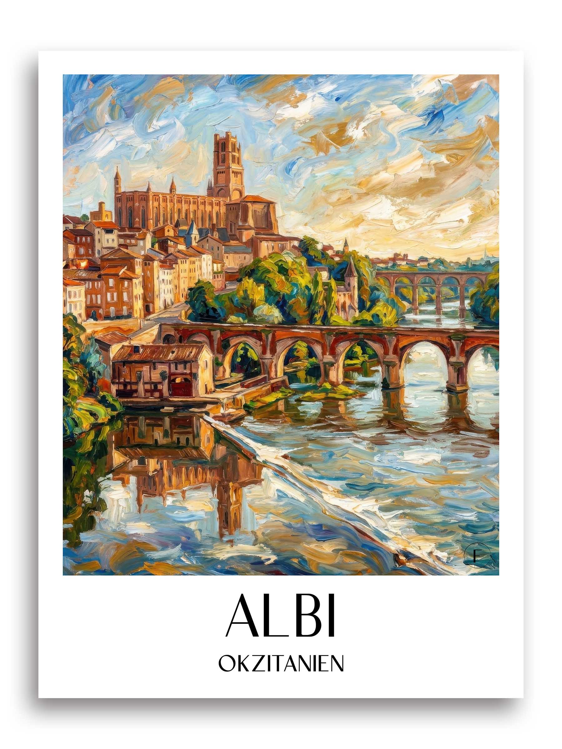 albi-okzitanien-frankreich-poster-oil-painting-oelgemaelde