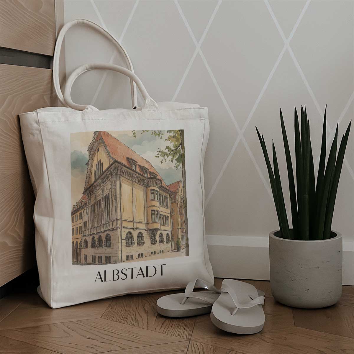 albstadt-schwäbische-alb-deutschland-einkaufstasche-aquarell