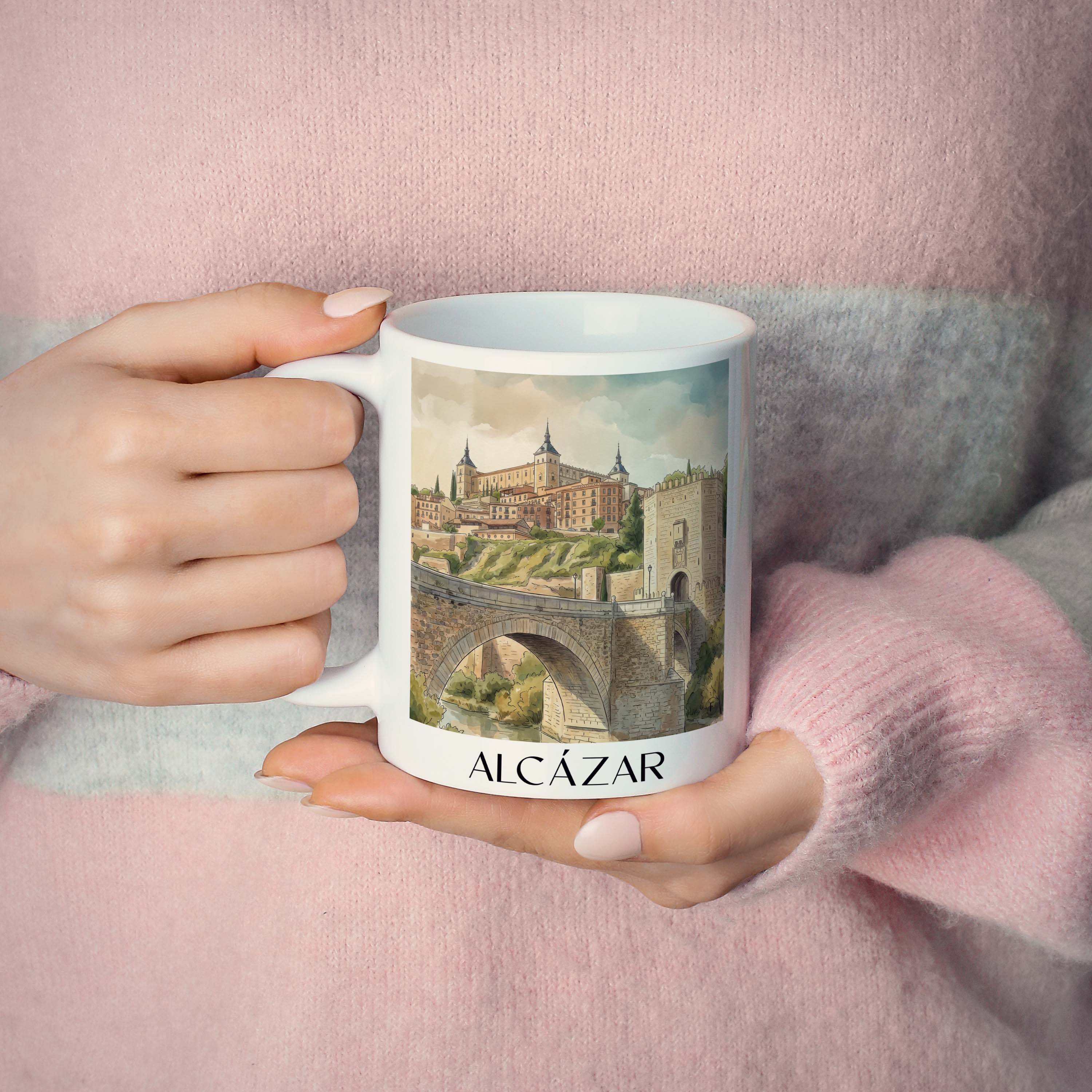 alcázar--toledo-spanien-kaffeebecher-aquarell
