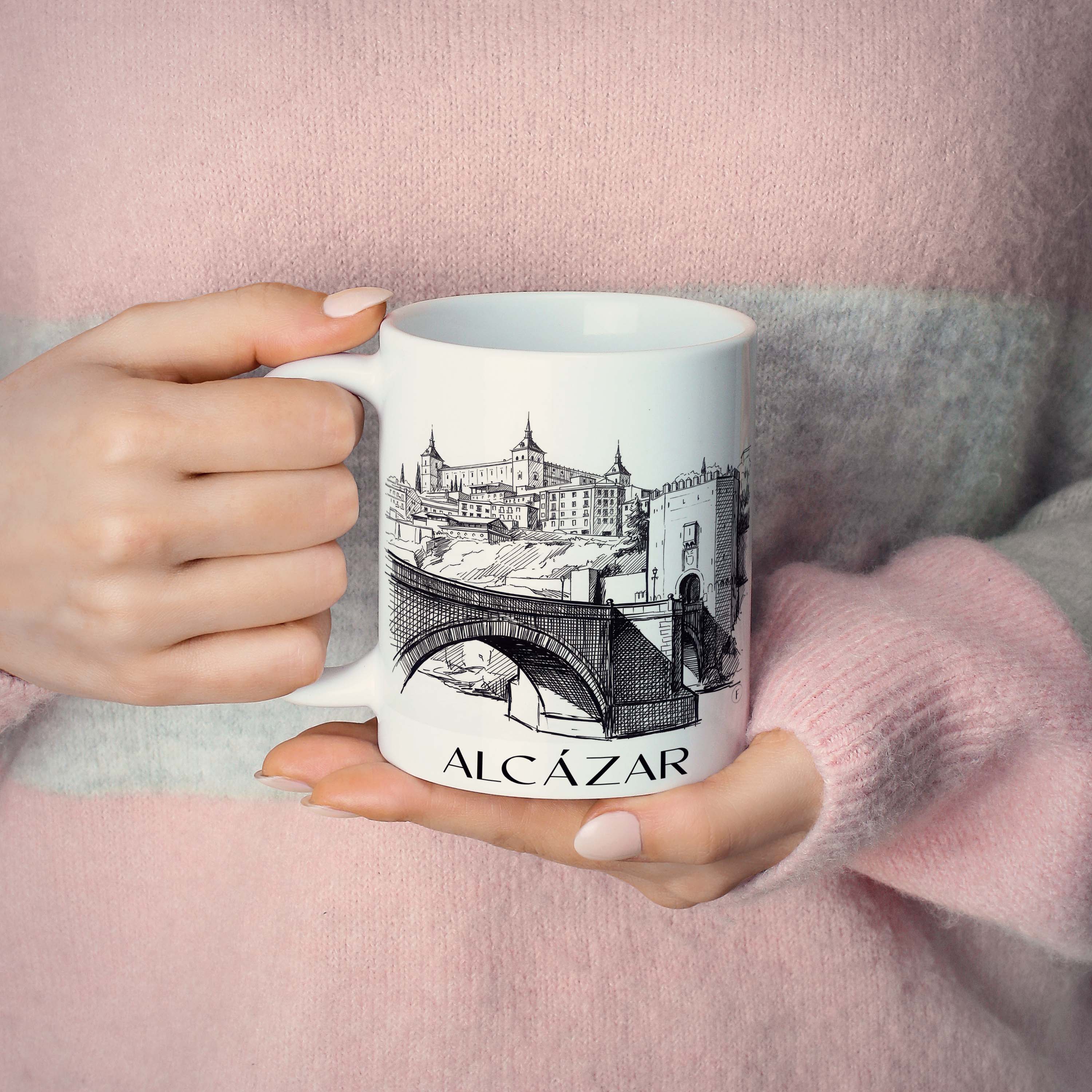 alcázar--toledo-spanien-kaffeebecher-skizze