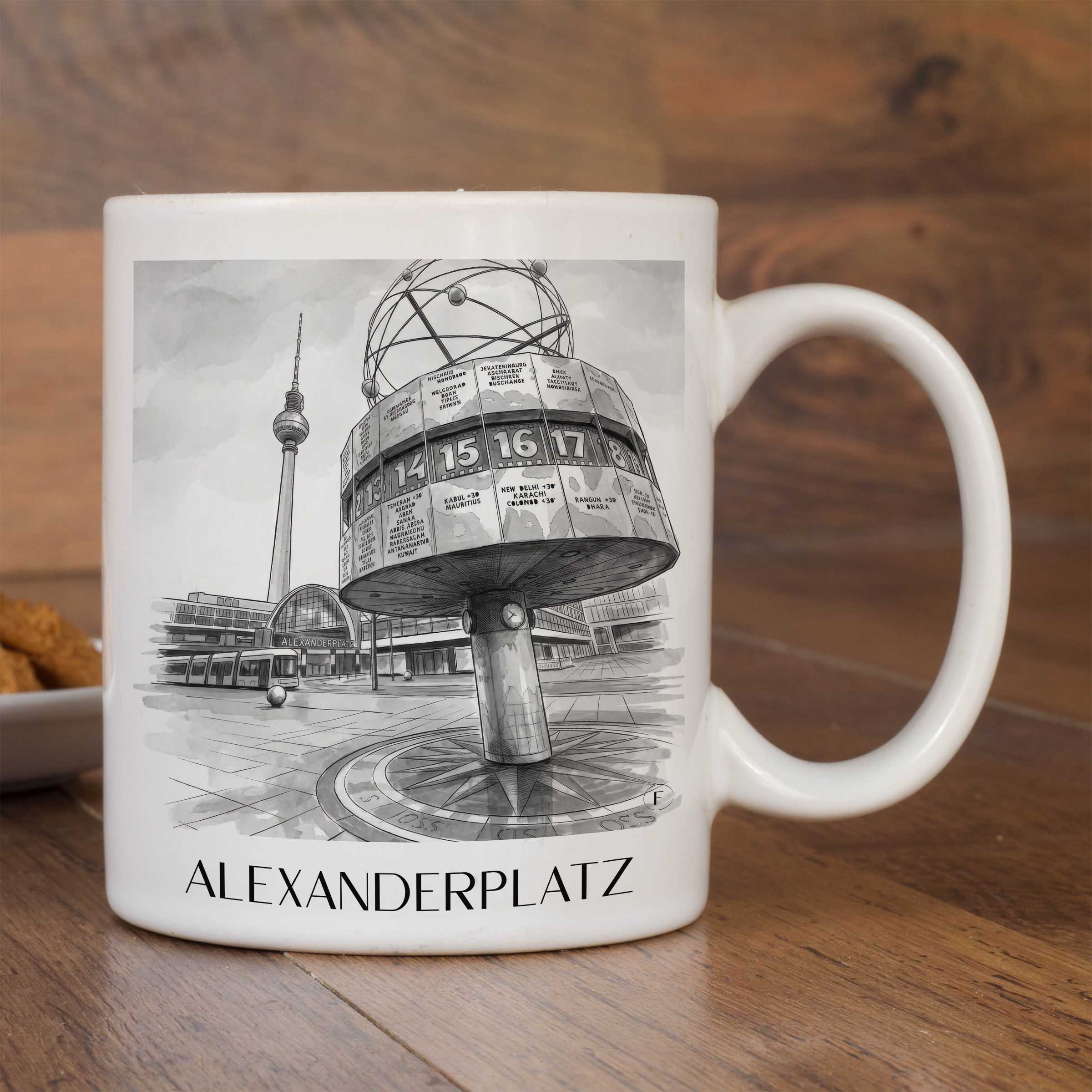 alexanderplatz-berlin-deutschland-kaffeebecher-aquarell-schwarz-weiss
