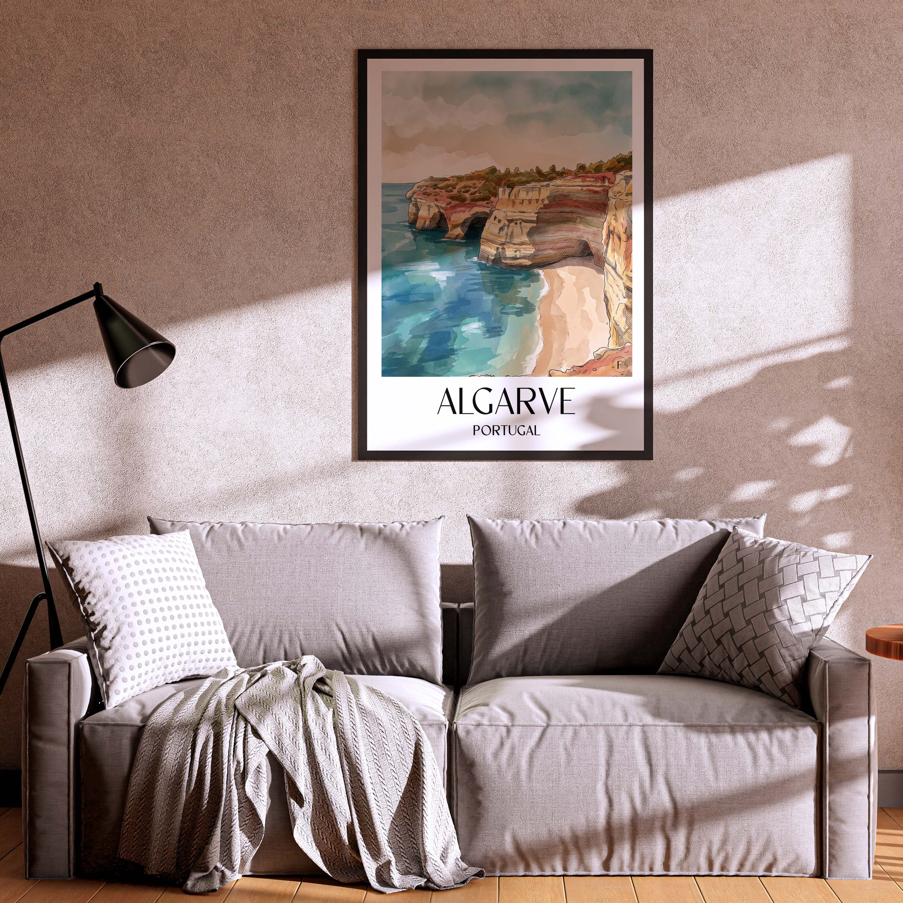 algarve-portugal-poster-aquarell
