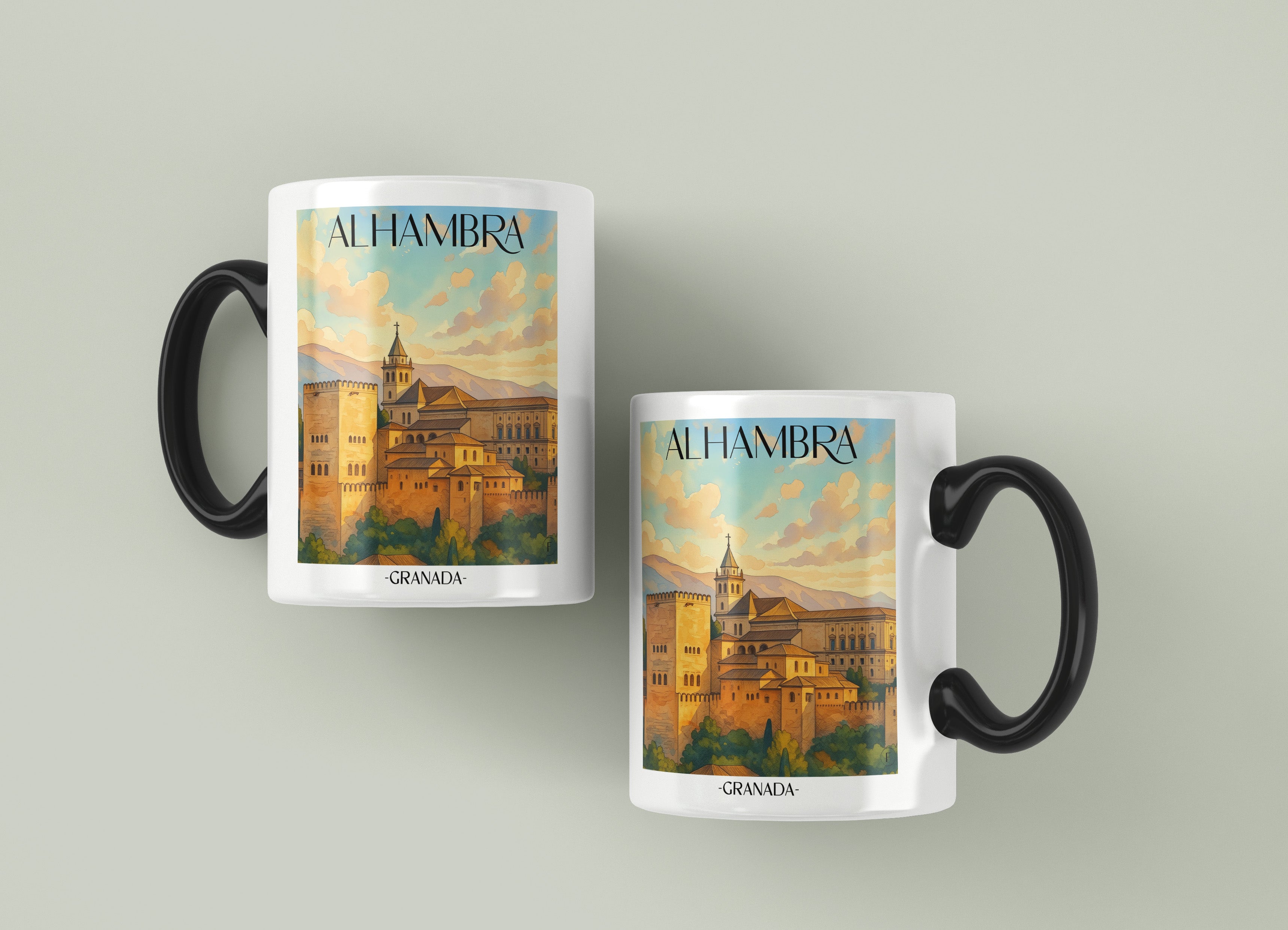 alhambra-granada-spanien-einkaufstasche-aquarell