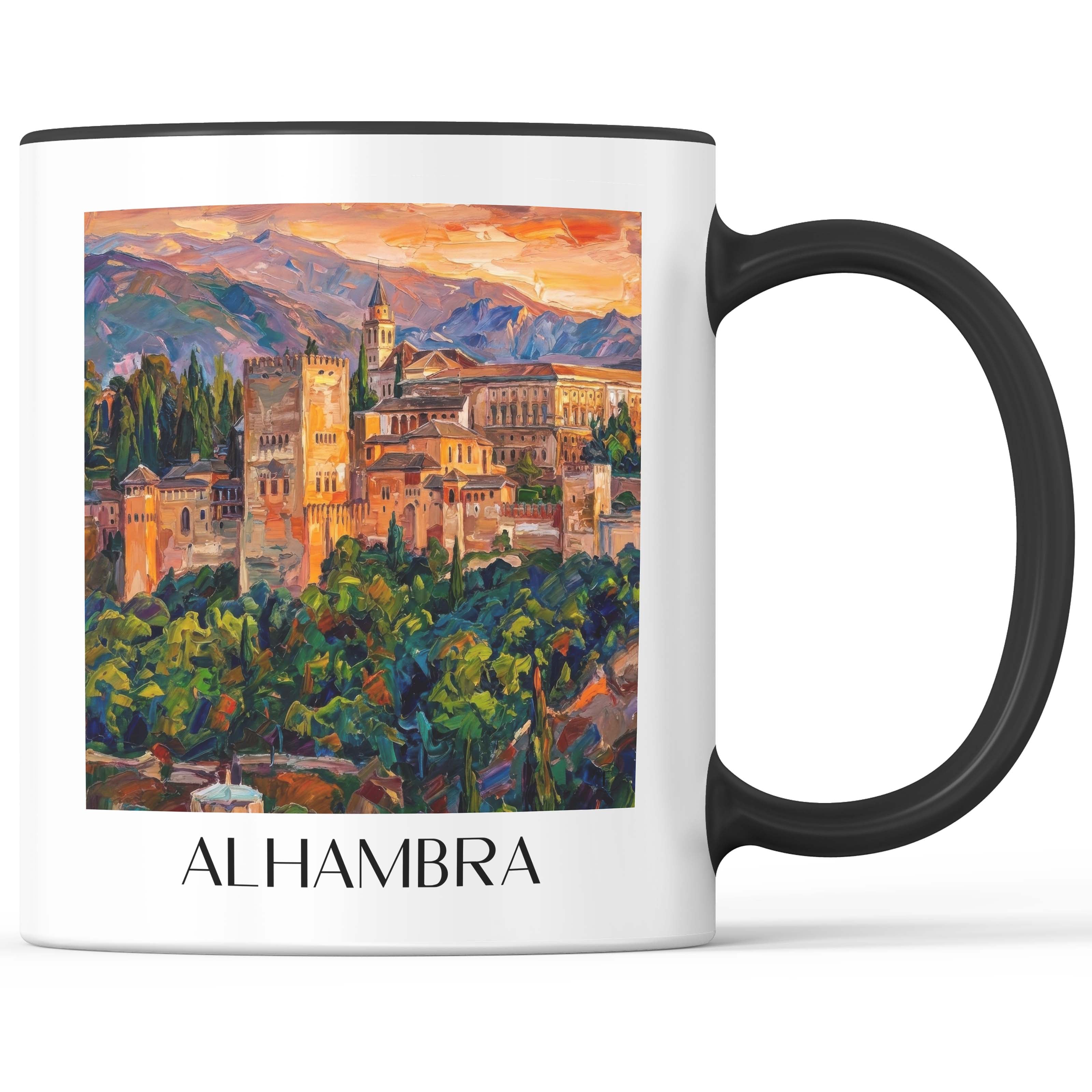 alhambra-granada-spanien-kaffeebecher-oil-painting-oelgemaelde
