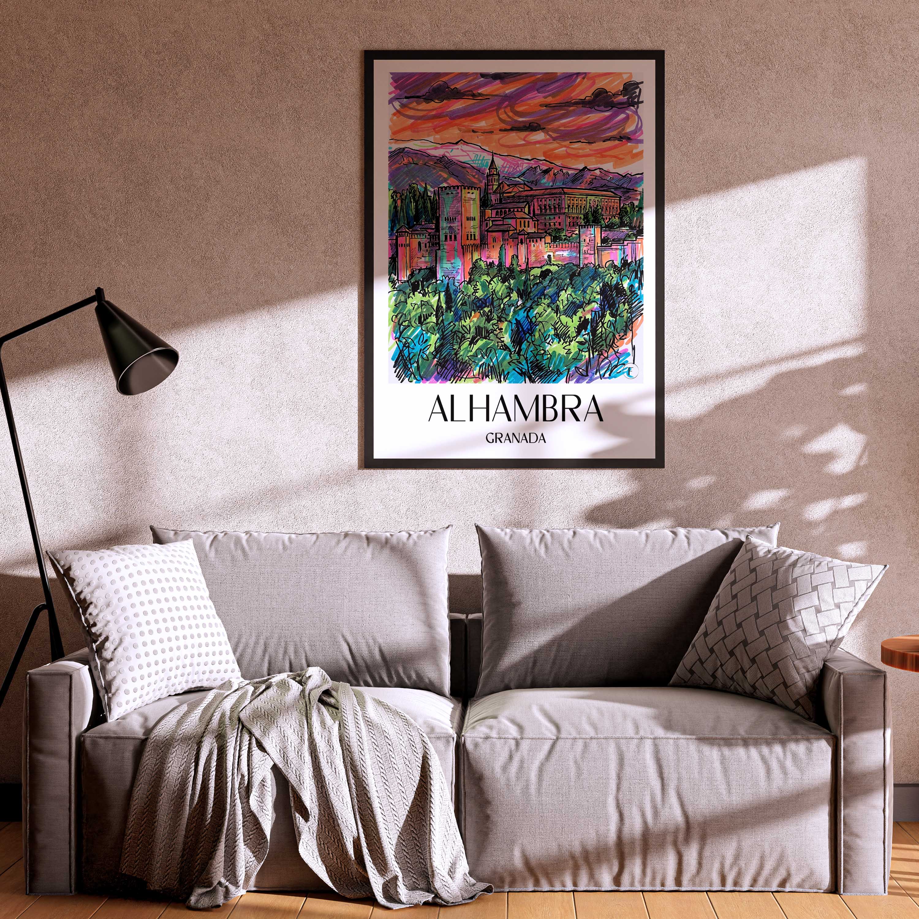 alhambra-granada-spanien-poster-graffiti
