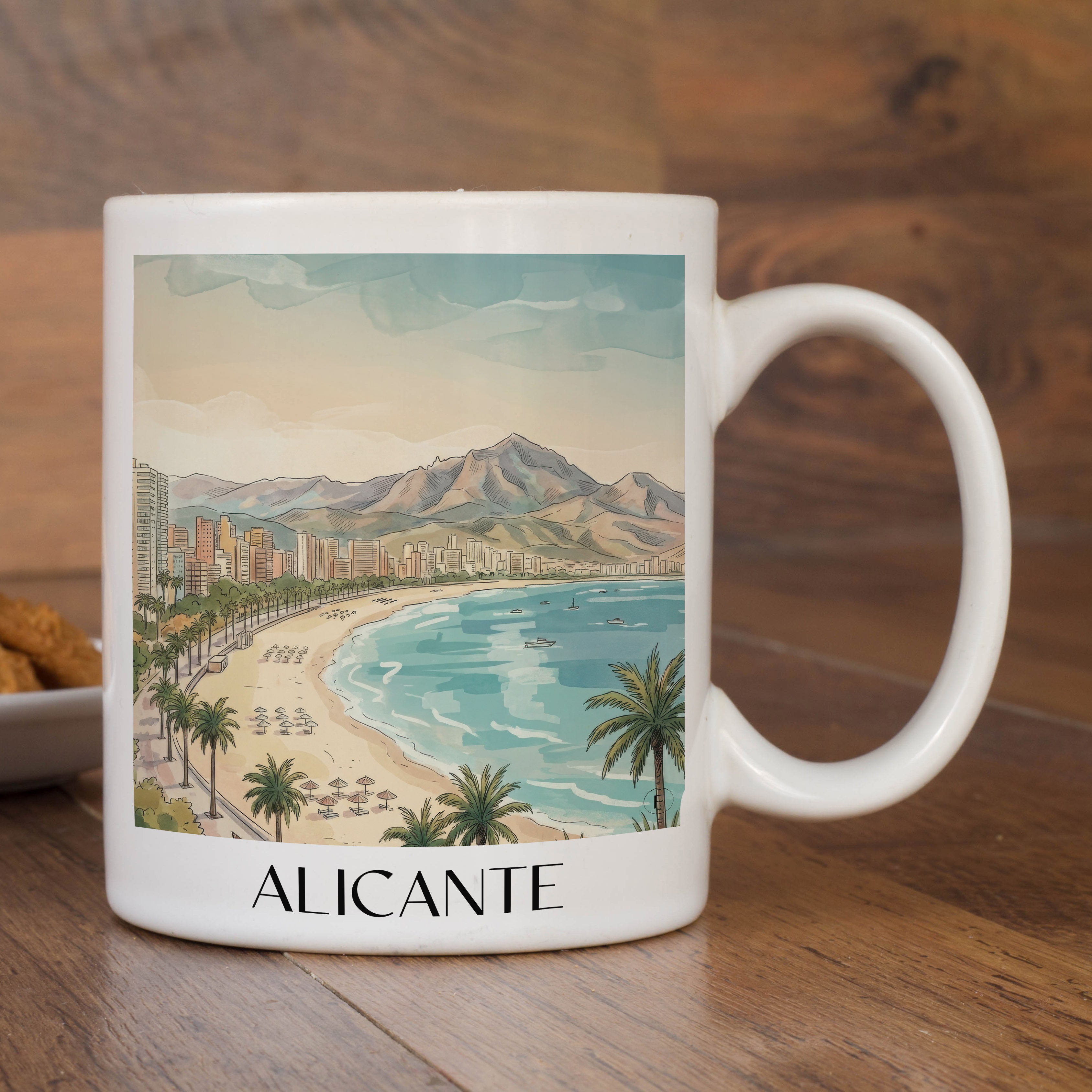 alicante-spanien-spanien-kaffeebecher-aquarell