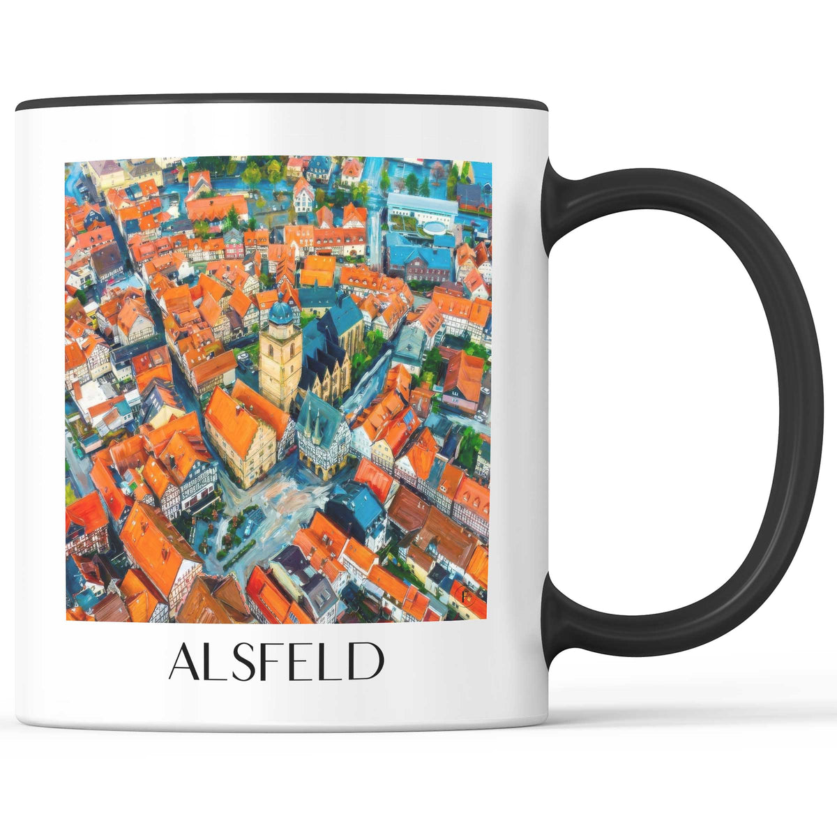 alsfeld-hessen-deutschland-kaffeebecher-oil-painting-oelgemaelde