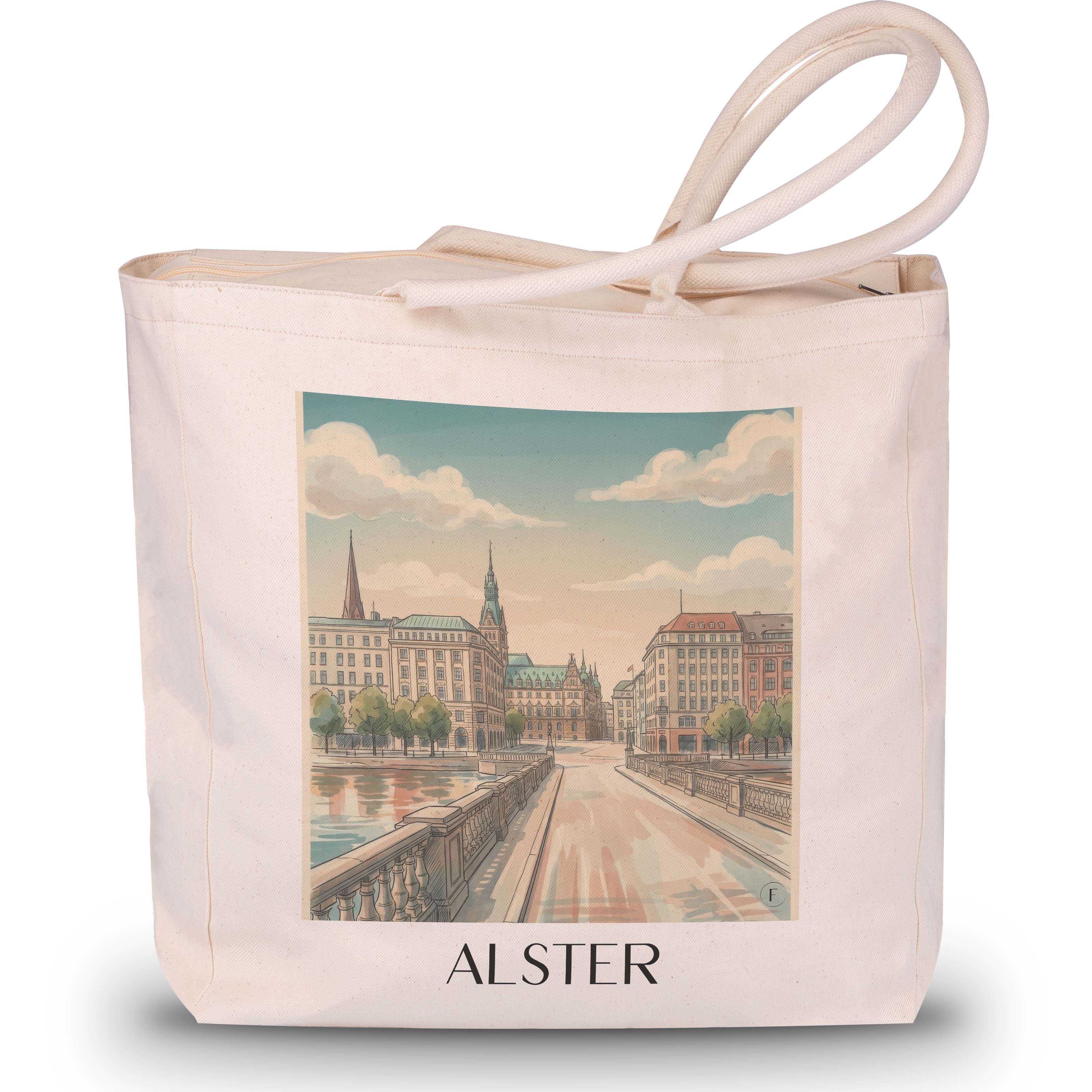 alster-hamburg-deutschland-einkaufstasche-aquarell