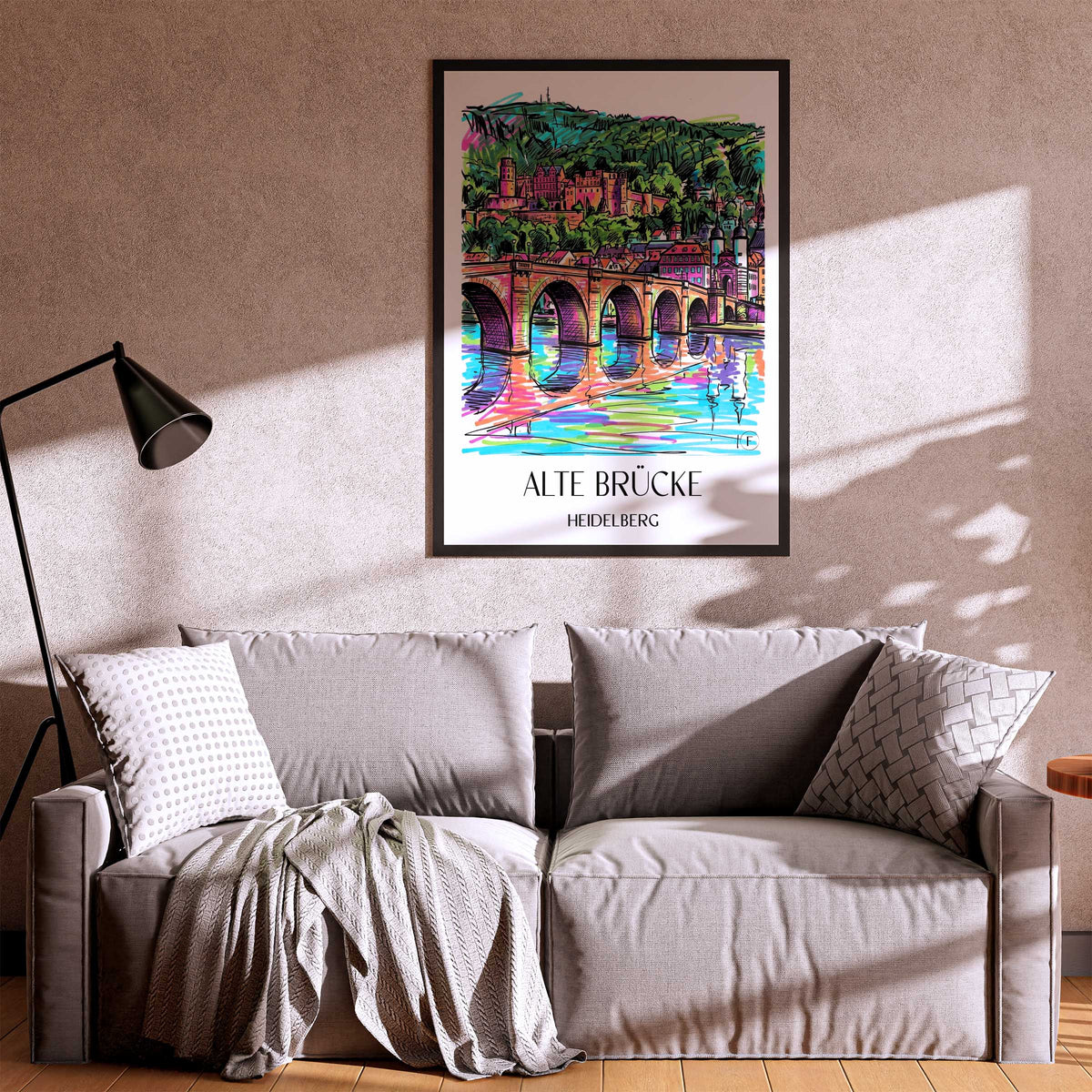 alte-brücke-heidelberg-deutschland-poster-graffiti