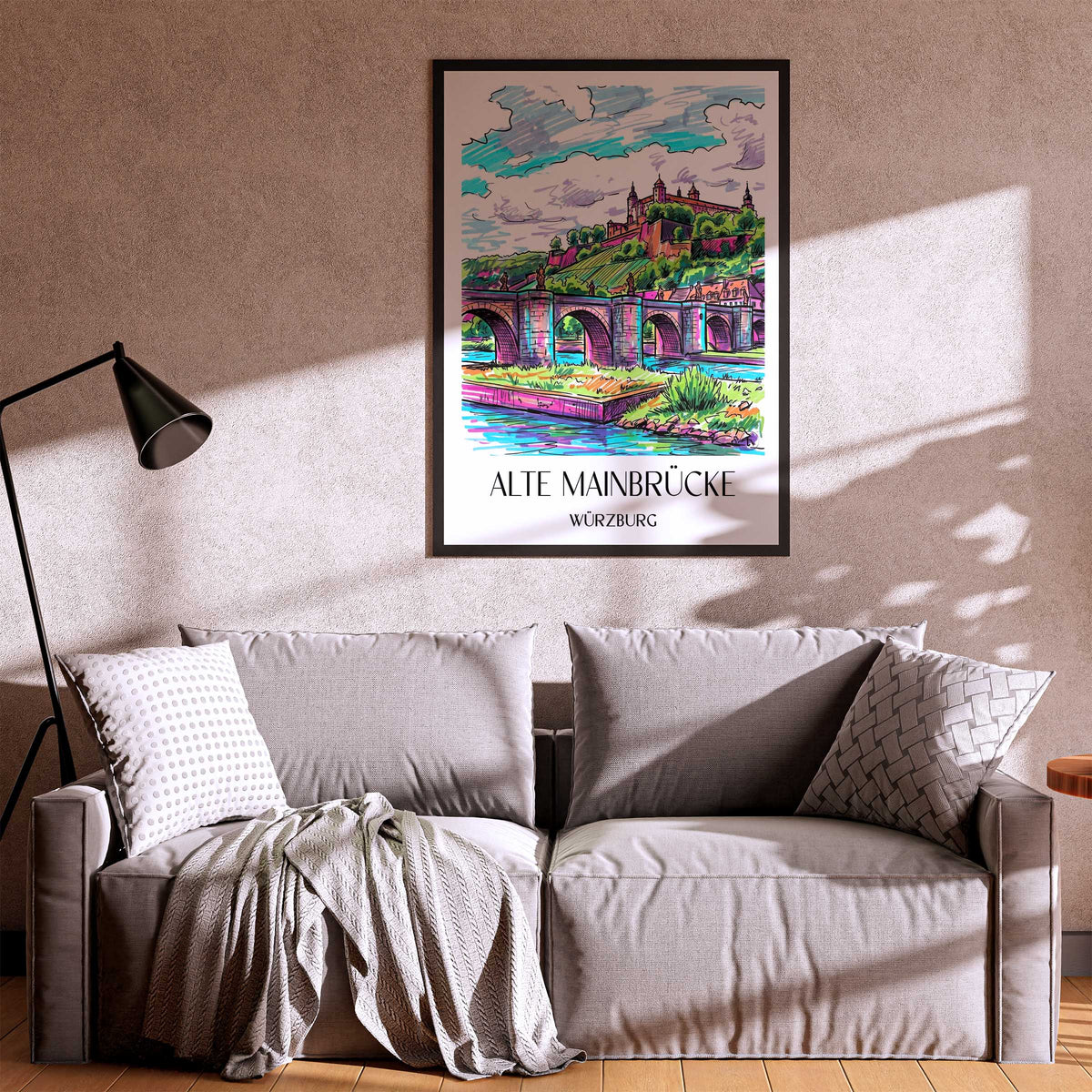 alte-mainbrücke-würzburg-deutschland-poster-graffiti