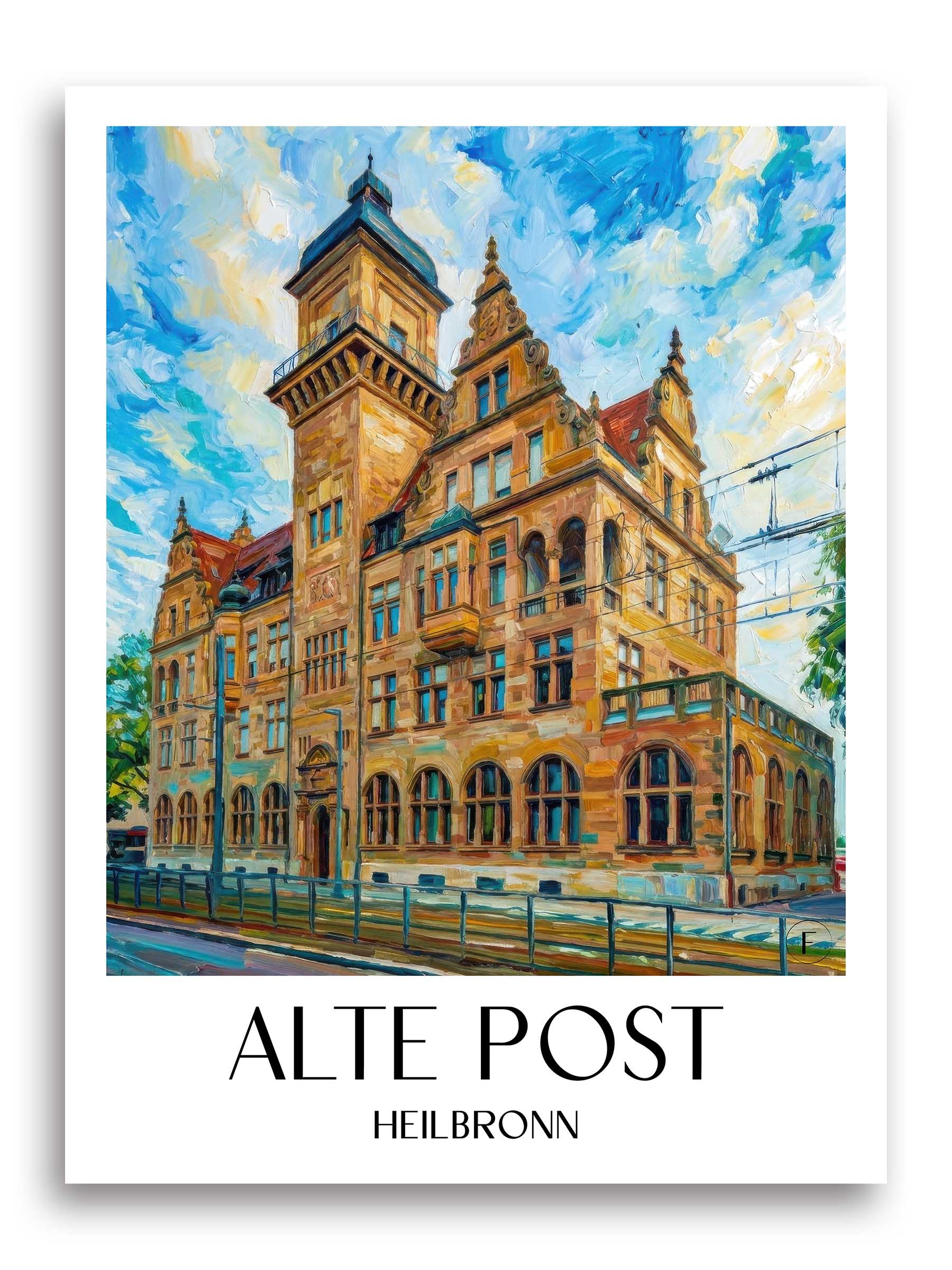 alte-post-heilbronn-deutschland-poster-oil-painting-oelgemaelde