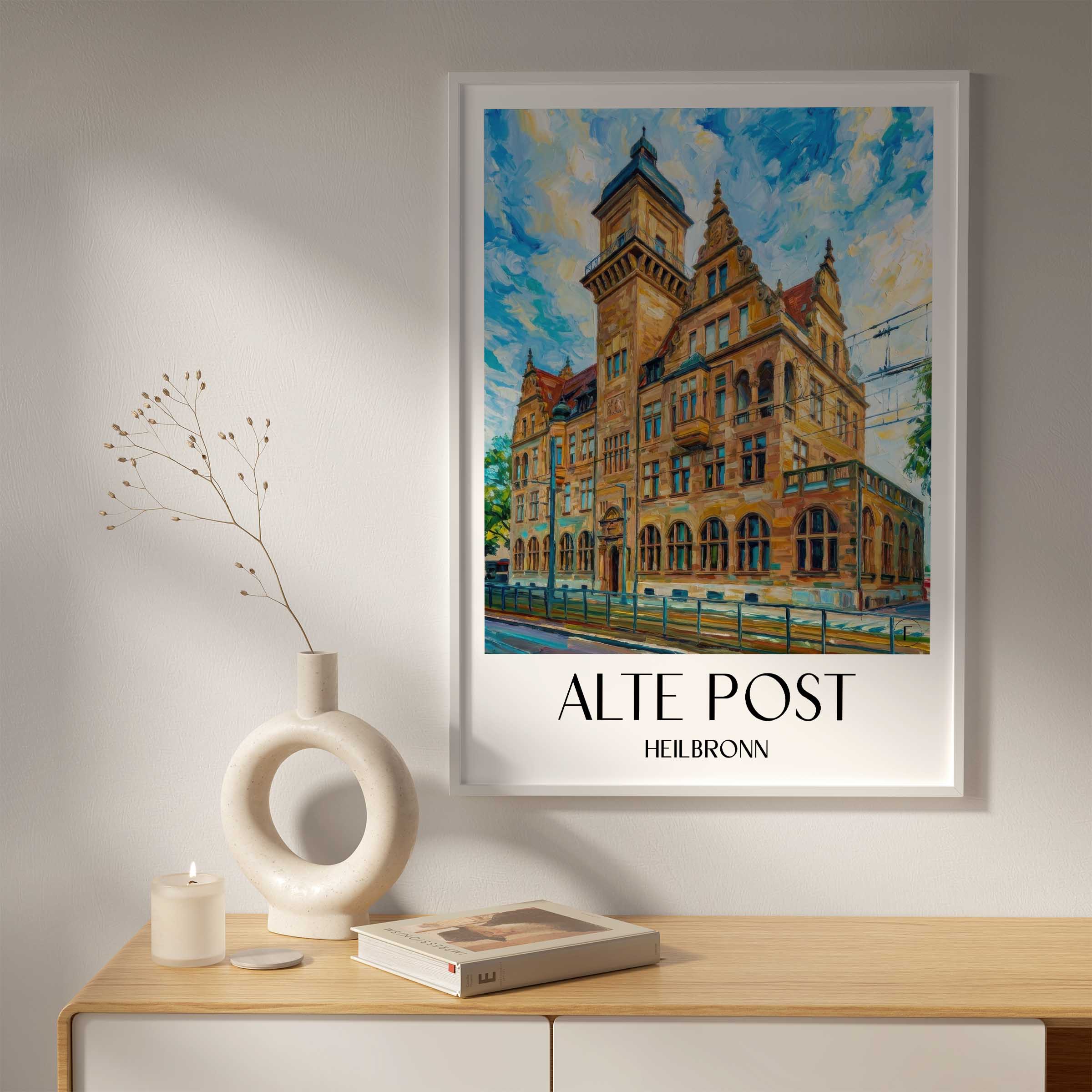 alte-post-heilbronn-deutschland-poster-oil-painting-oelgemaelde