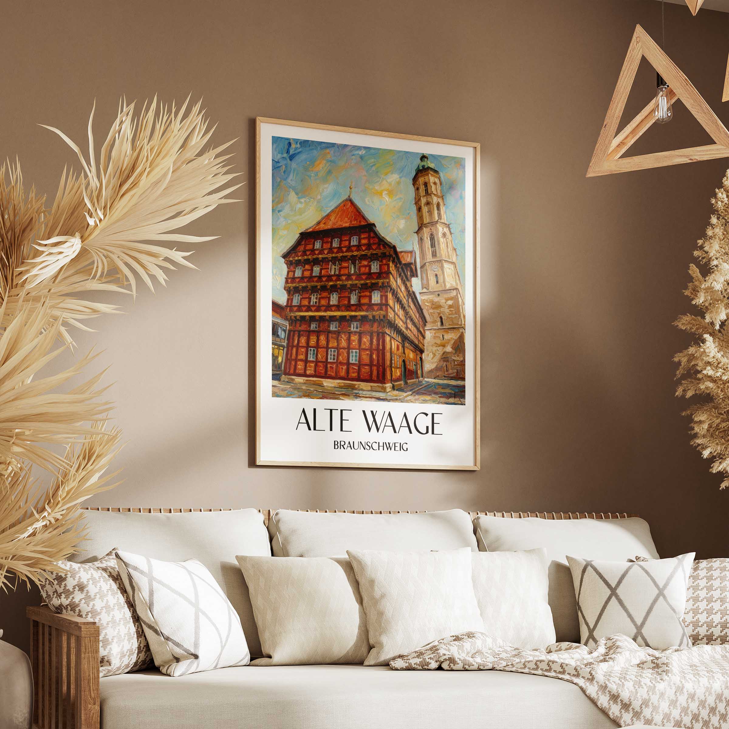 alte-waage-braunschweig-deutschland-poster-oil-painting-oelgemaelde