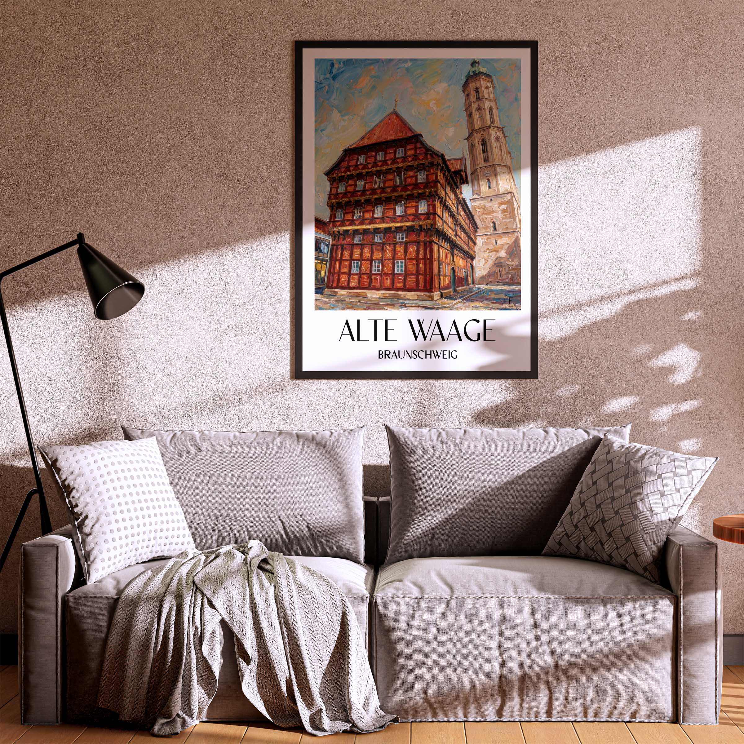 alte-waage-braunschweig-deutschland-poster-oil-painting-oelgemaelde