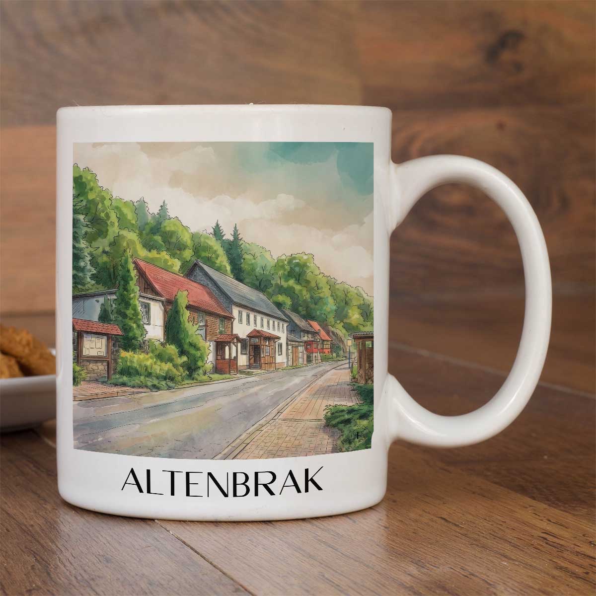 altenbrak-harz-deutschland-kaffeebecher-aquarell