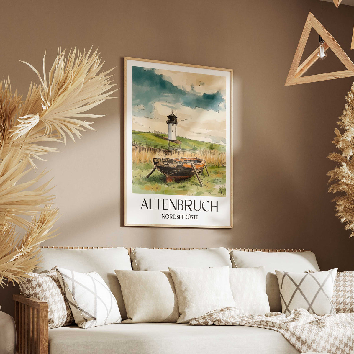 altenbruch-nordseeküste-deutschland-poster-aquarell
