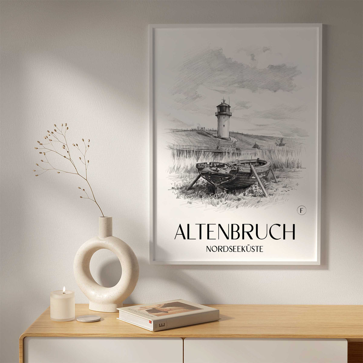 altenbruch-nordseeküste-deutschland-poster-bleistift-zeichnung-drawing