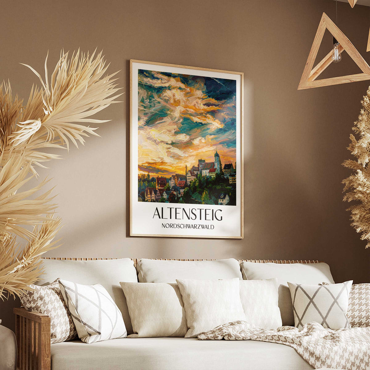 altensteig-nordschwarzwald-deutschland-poster-oil-painting-oelgemaelde