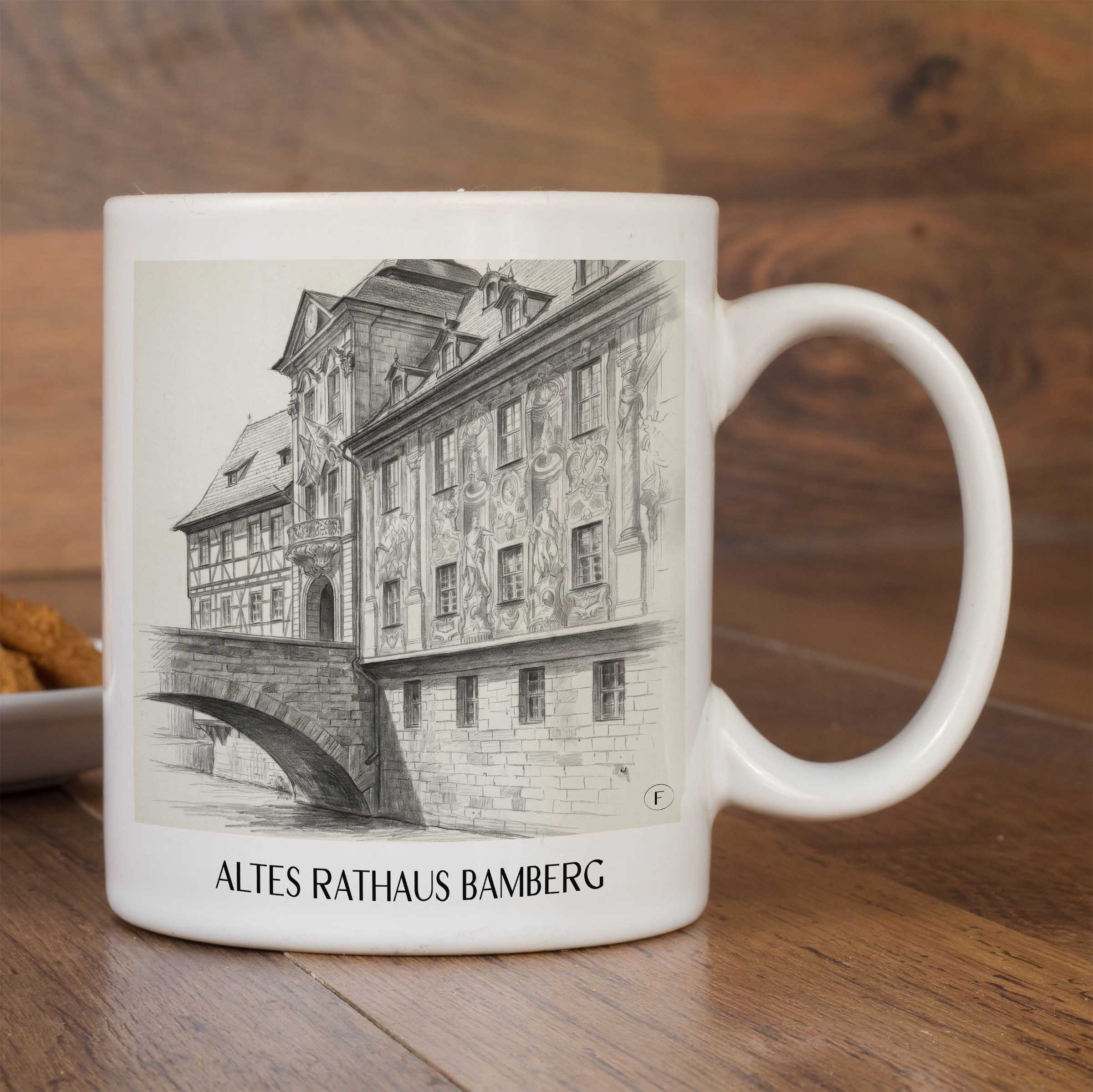 altes-rathaus-bamberg-deutschland-kaffeebecher-bleistift-zeichnung-drawing