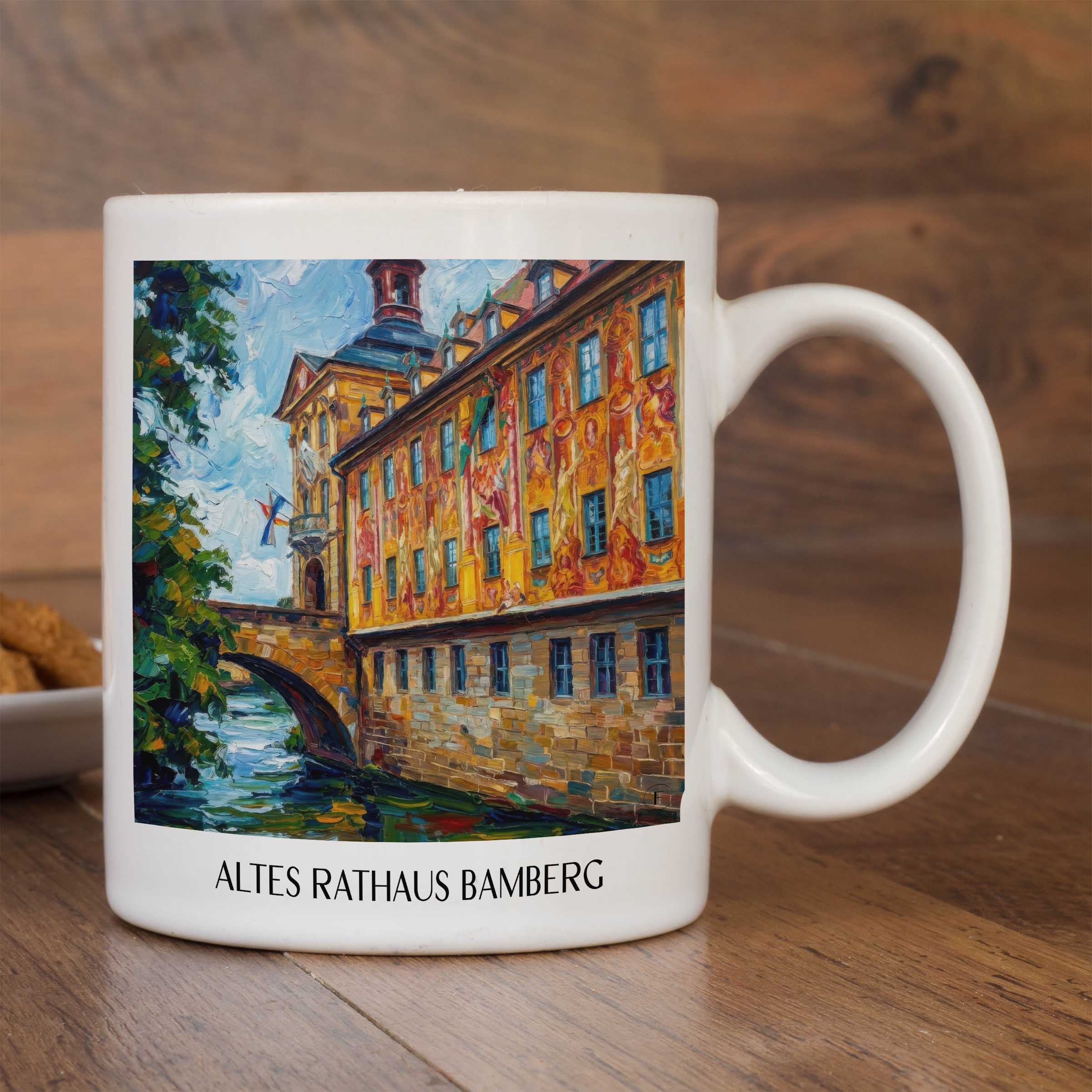 altes-rathaus-bamberg-deutschland-kaffeebecher-oil-painting-oelgemaelde