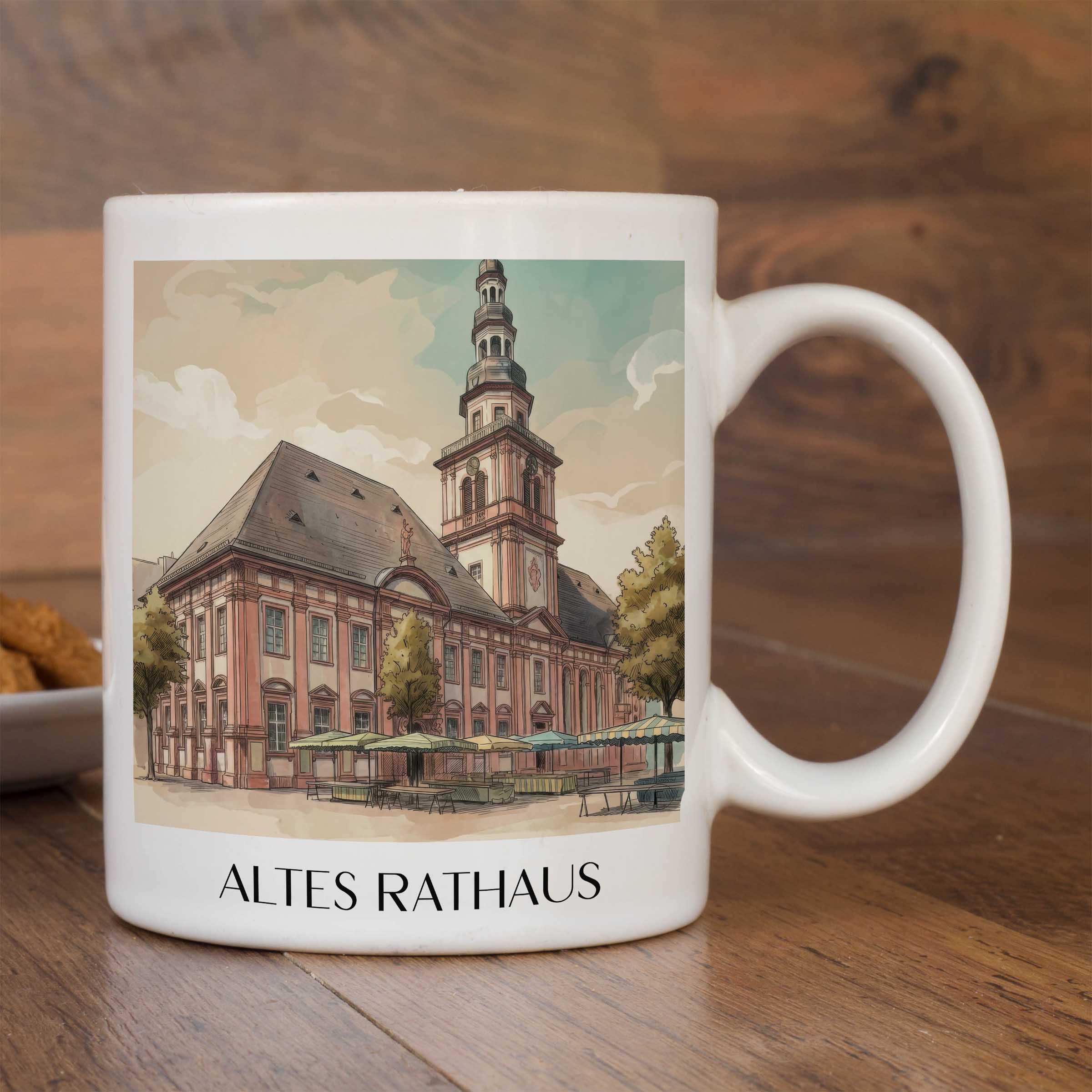 altes-rathaus-mannheim-deutschland-und-deutschland-kaffeebecher-aquarell