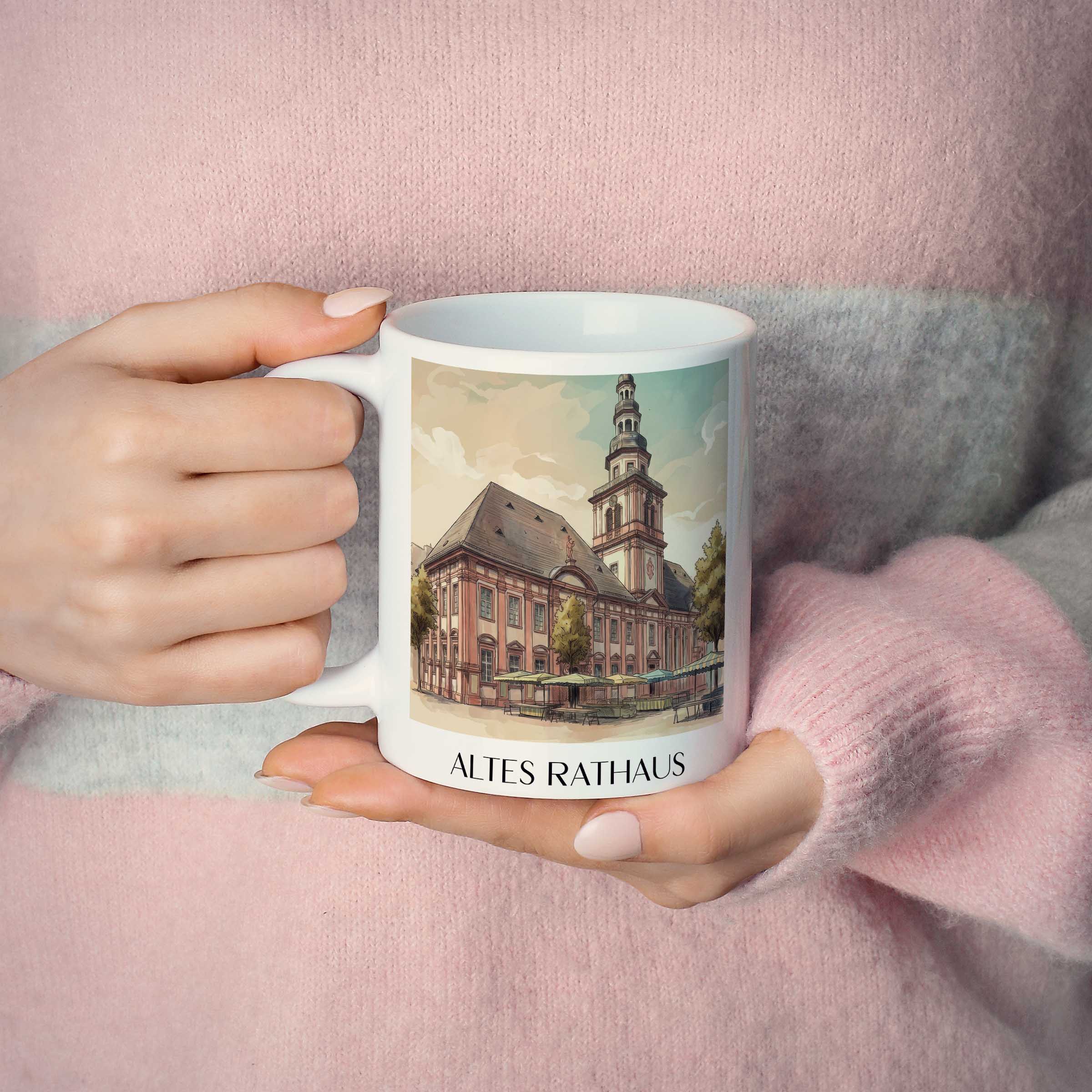 altes-rathaus-mannheim-deutschland-und-deutschland-kaffeebecher-aquarell