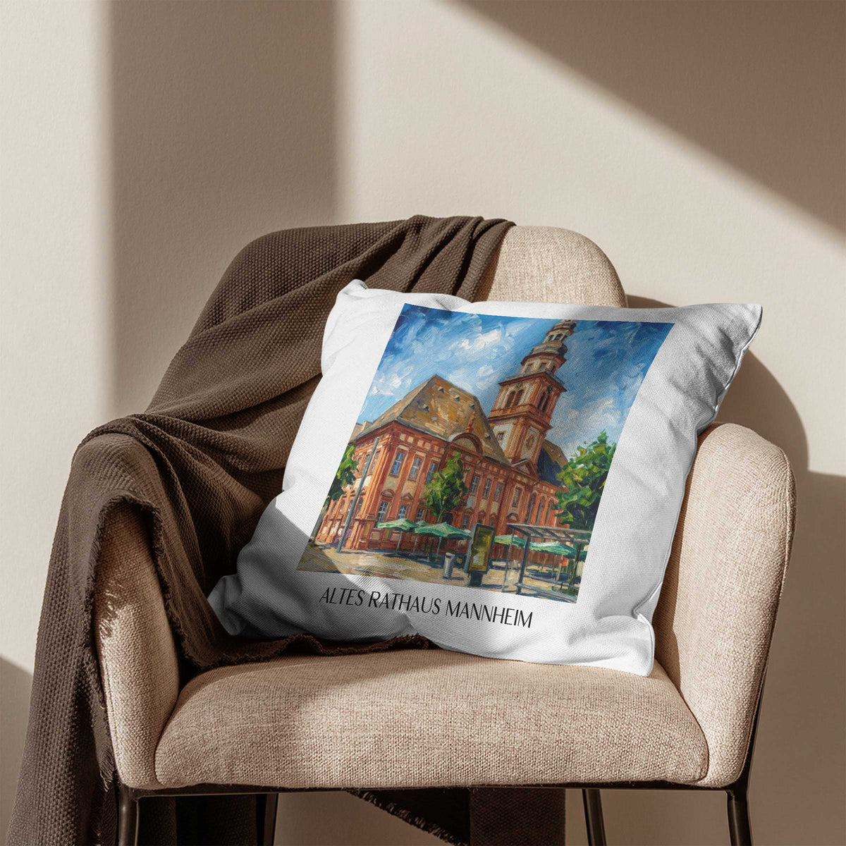 altes-rathaus-mannheim-deutschland-kissenbezug-oil-painting-oelgemaelde
