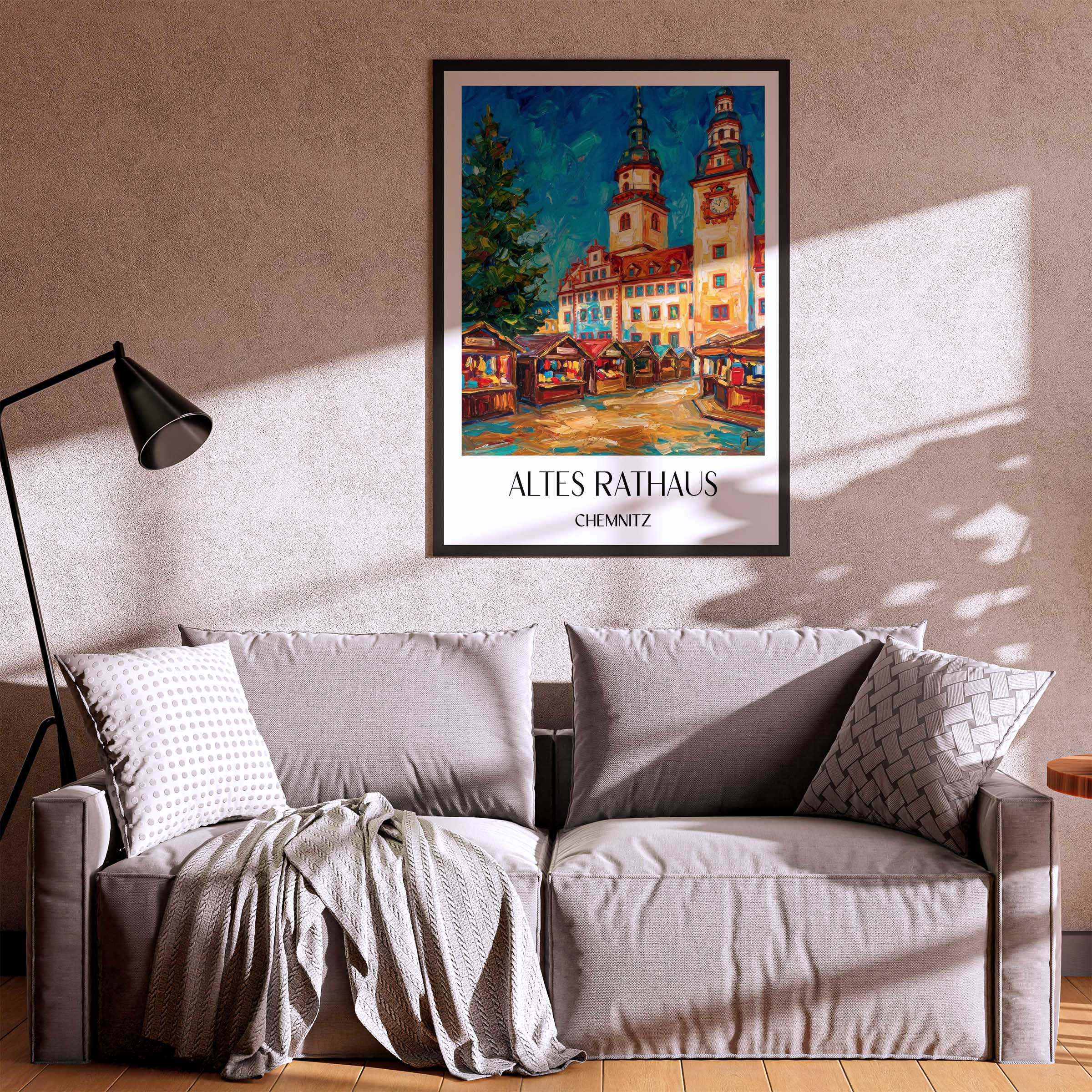altes-rathaus-chemnitz-deutschland-poster-oil-painting-oelgemaelde
