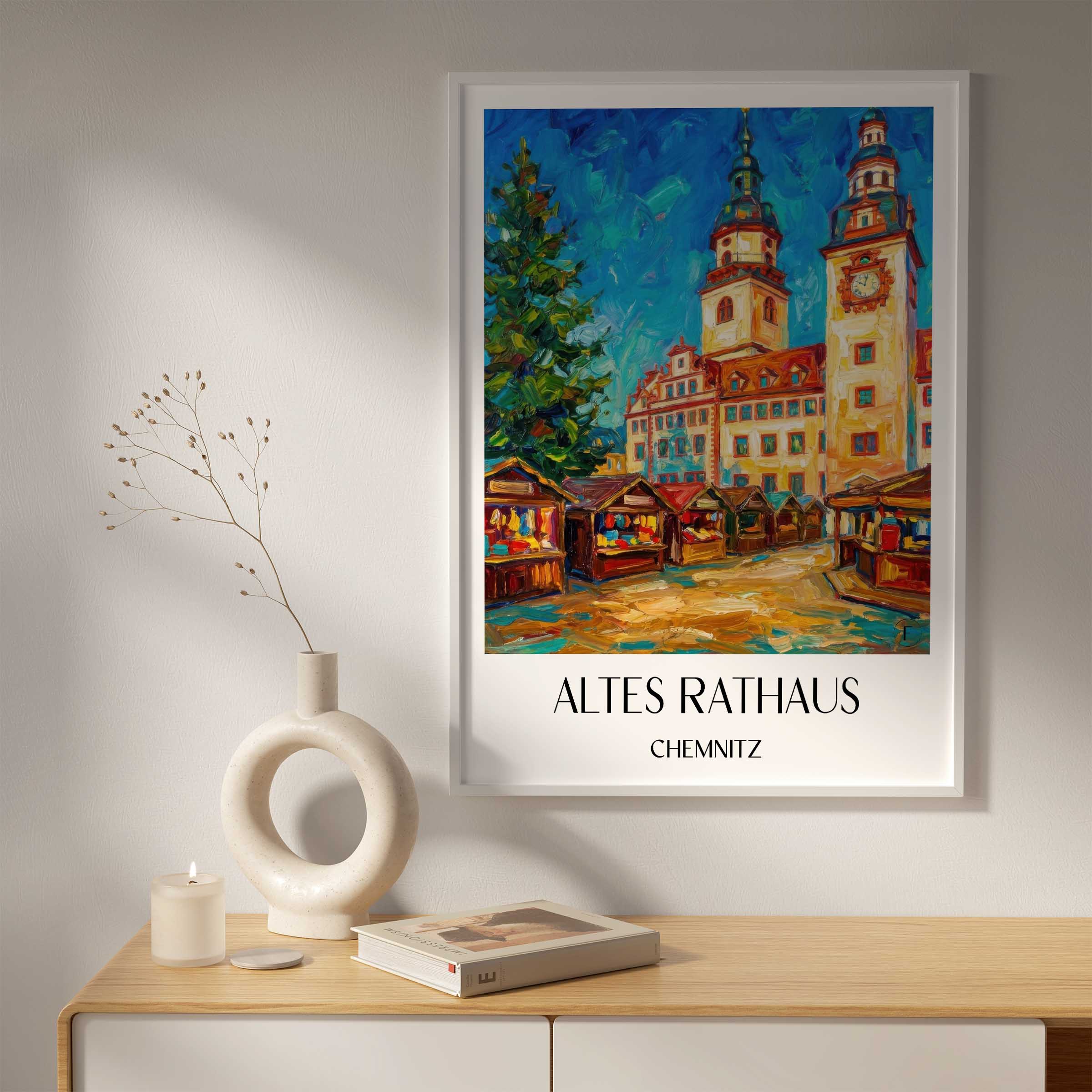 altes-rathaus-chemnitz-deutschland-poster-oil-painting-oelgemaelde