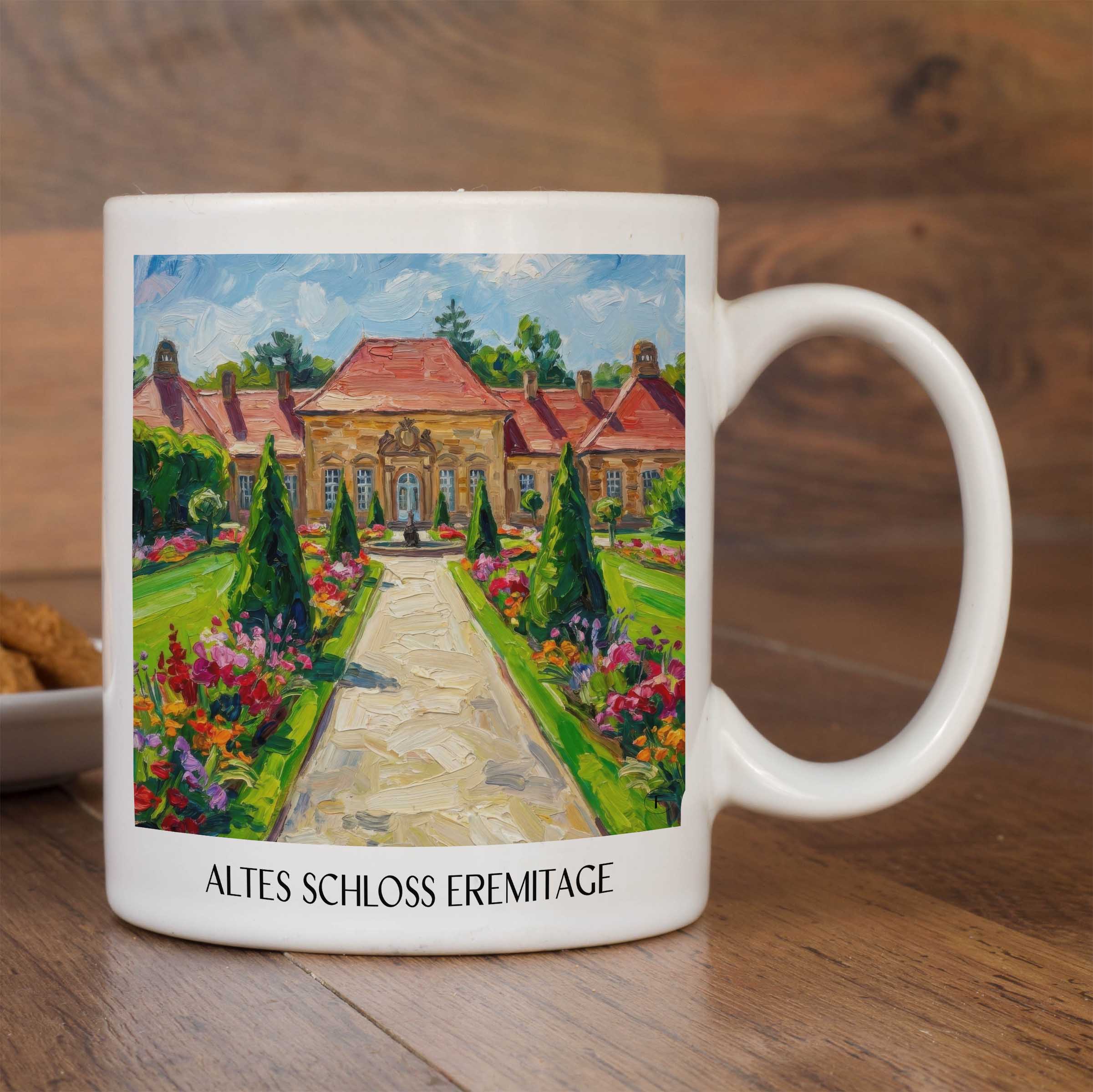 altes-schloss-eremitage-bayreuth-deutschland-kaffeebecher-oil-painting-oelgemaelde