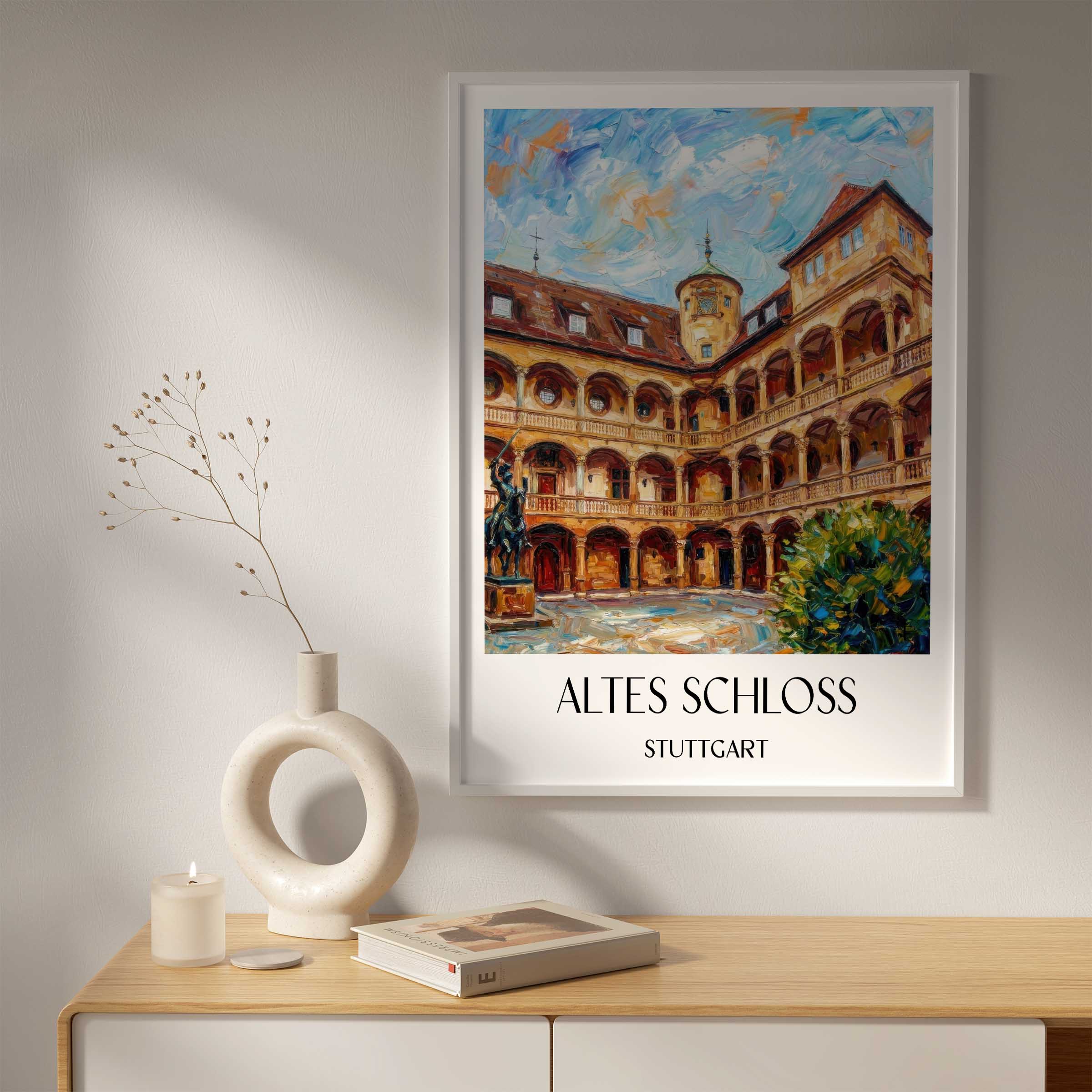 altes-schloss-stuttgart-deutschland-poster-oil-painting-oelgemaelde