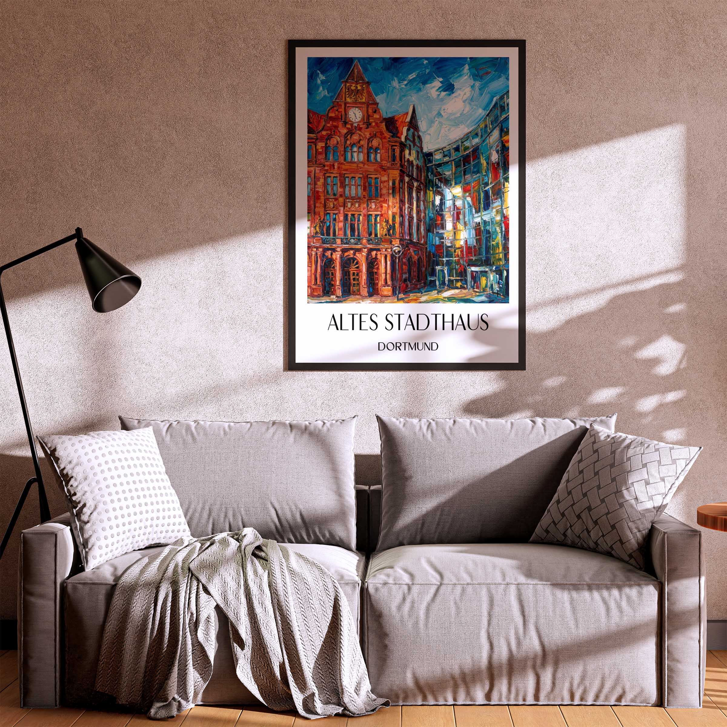 altes-stadthaus-dortmund-deutschland-poster-oil-painting-oelgemaelde