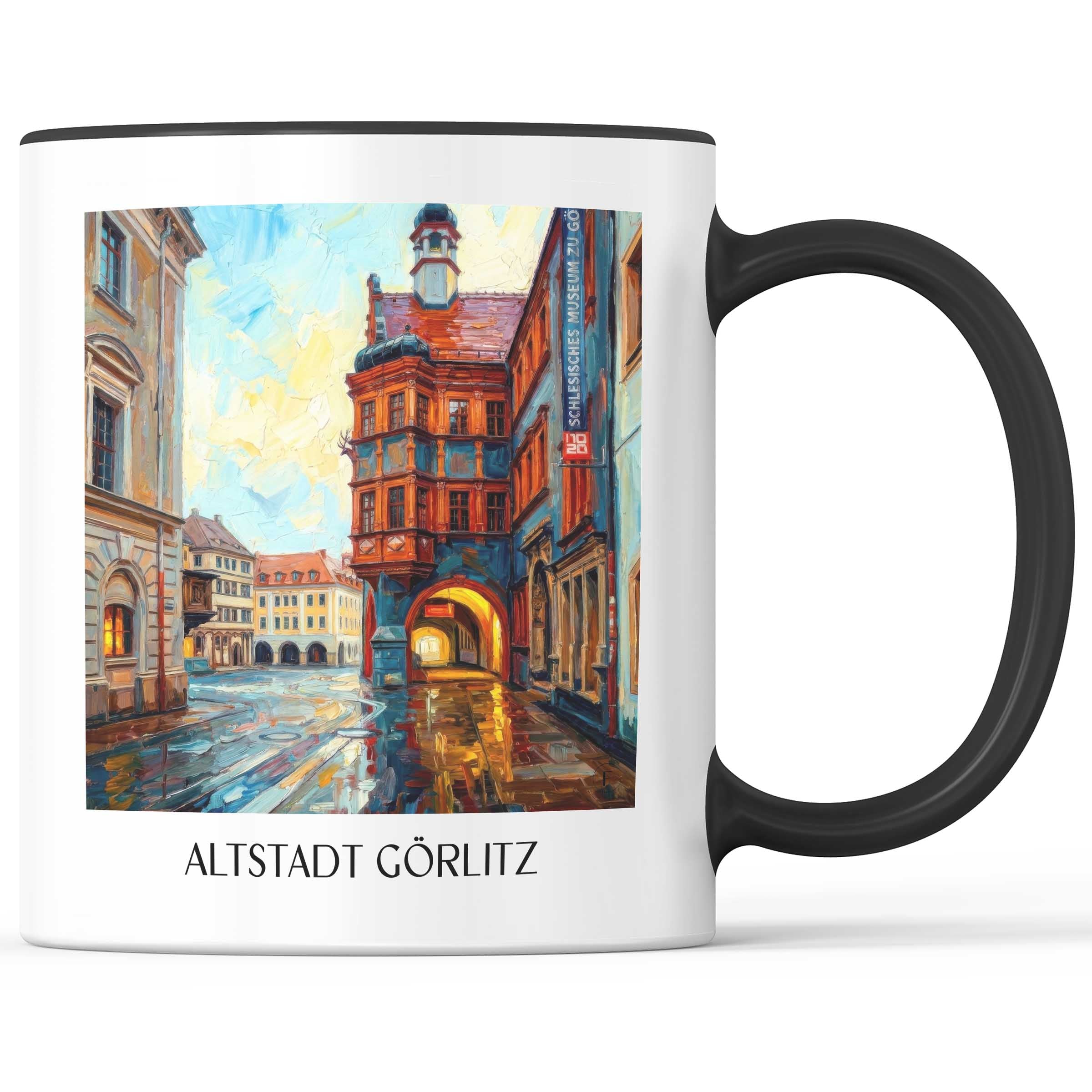 altstadt-görlitz-deutschland-kaffeebecher-oil-painting-oelgemaelde
